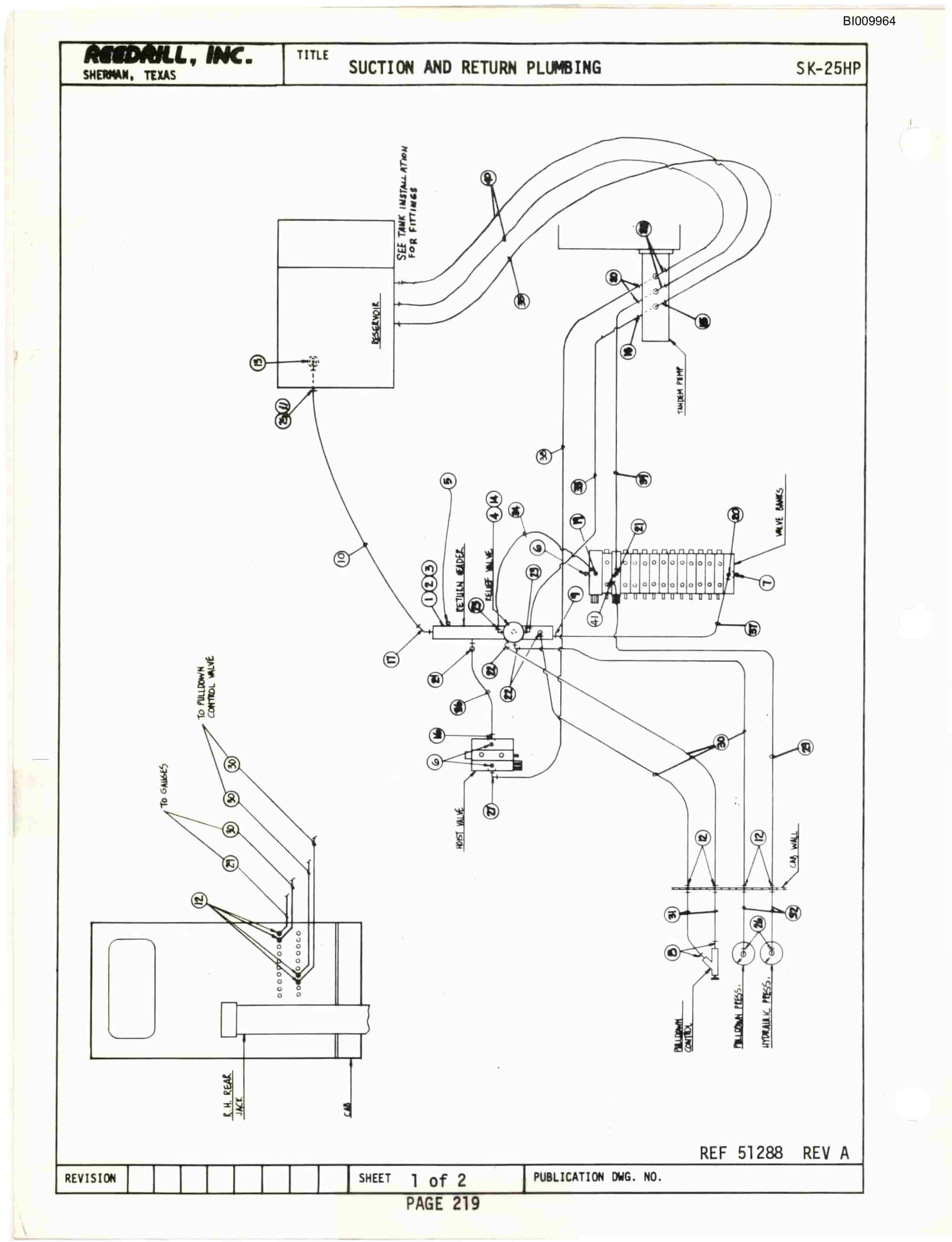 Bucyrus SK-25HP Parts Catalog BI009964-3