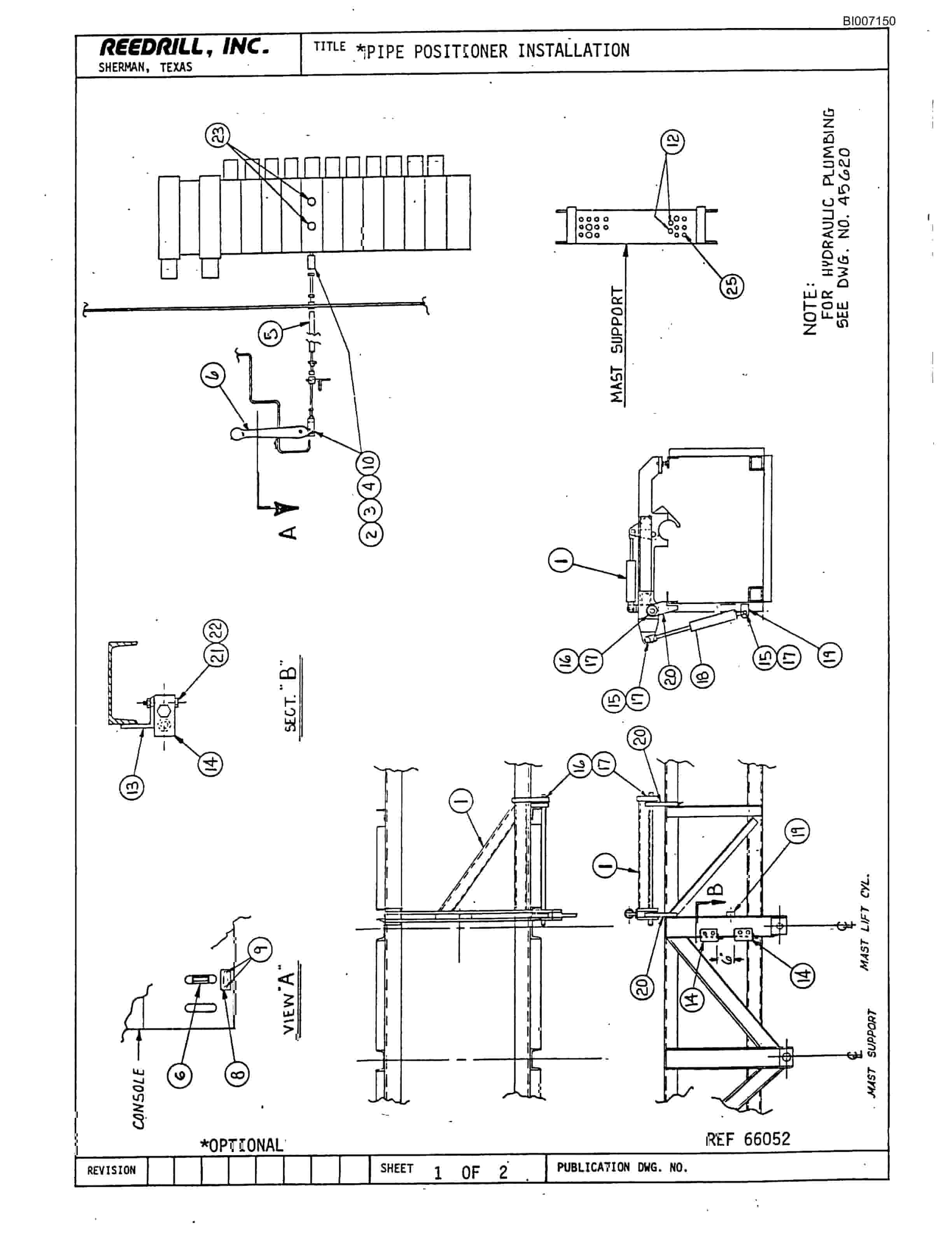 Bucyrus SK-25HR Parts Catalog BI007150-3