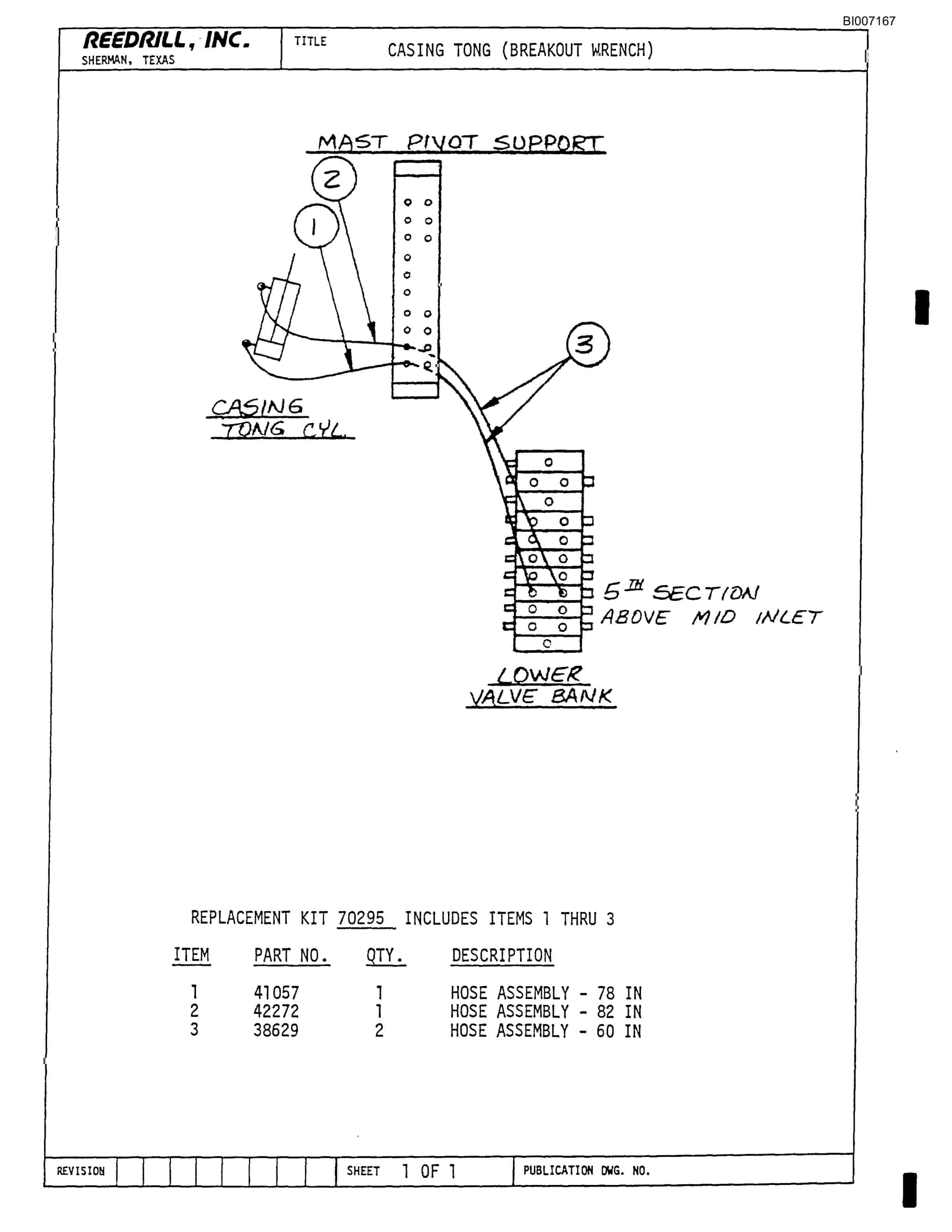 Bucyrus SK-35 High Pressure Parts Catalog BI007167-5