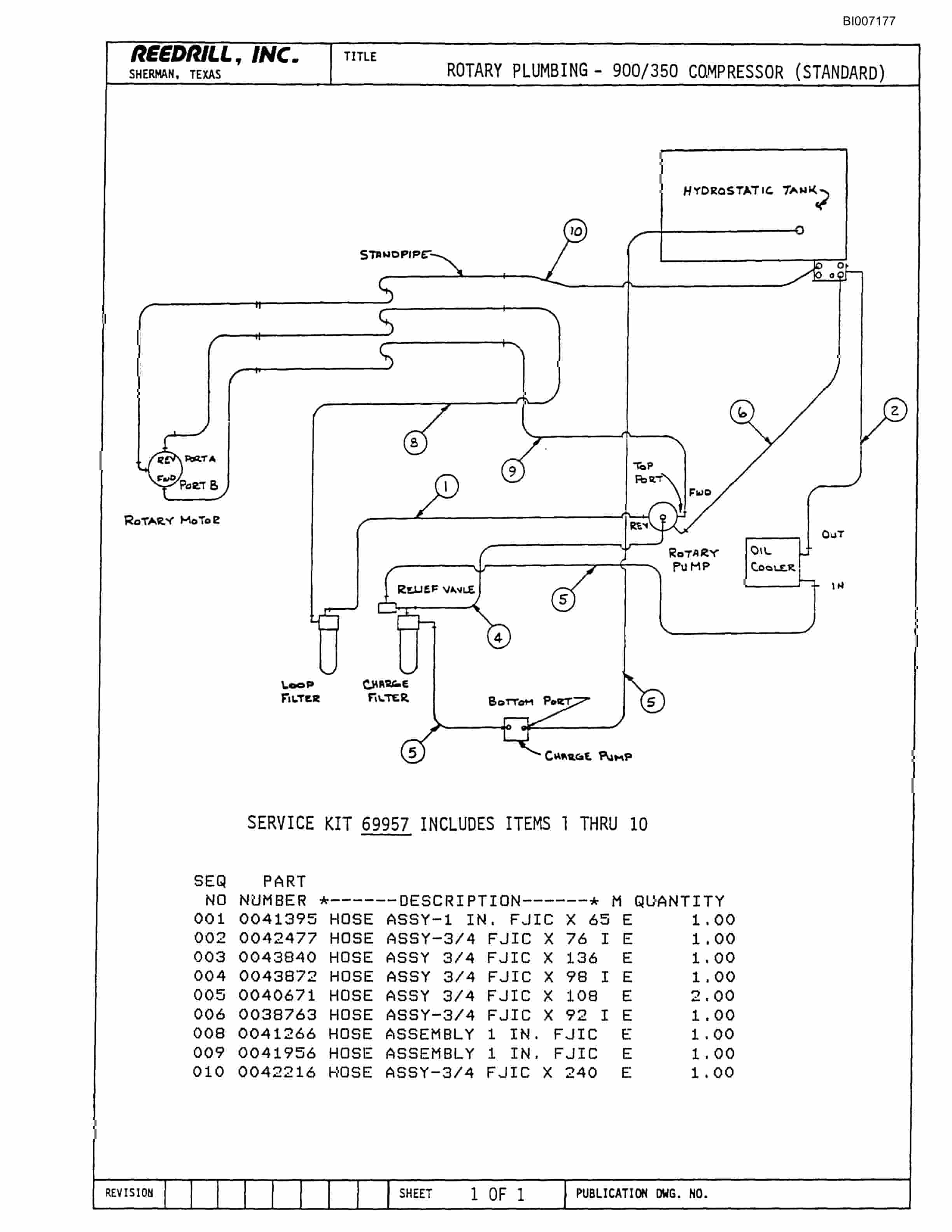 Bucyrus SK-35 High Pressure Parts Catalog BI007177-4