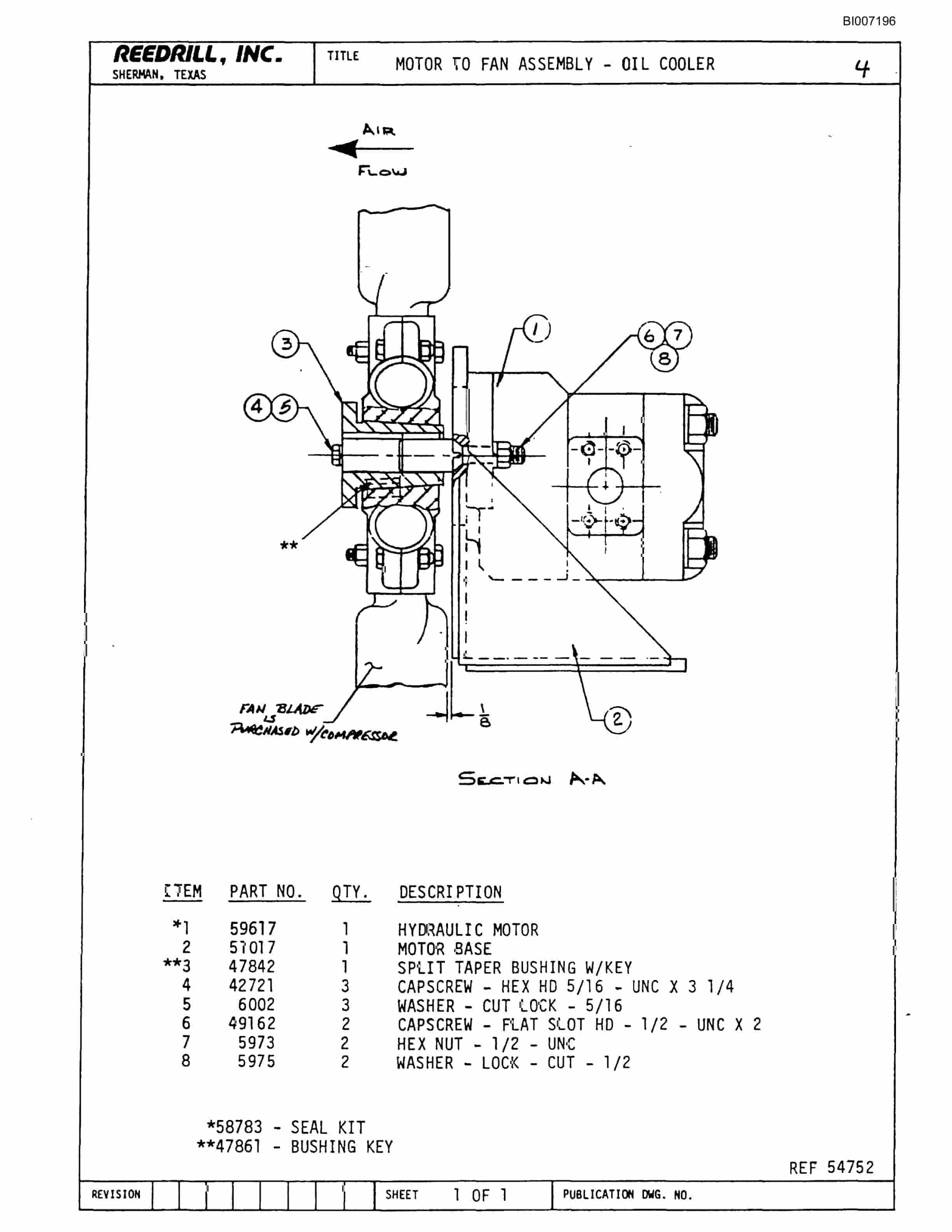 Bucyrus SK-35 High Pressure Parts Catalog BI007196-3