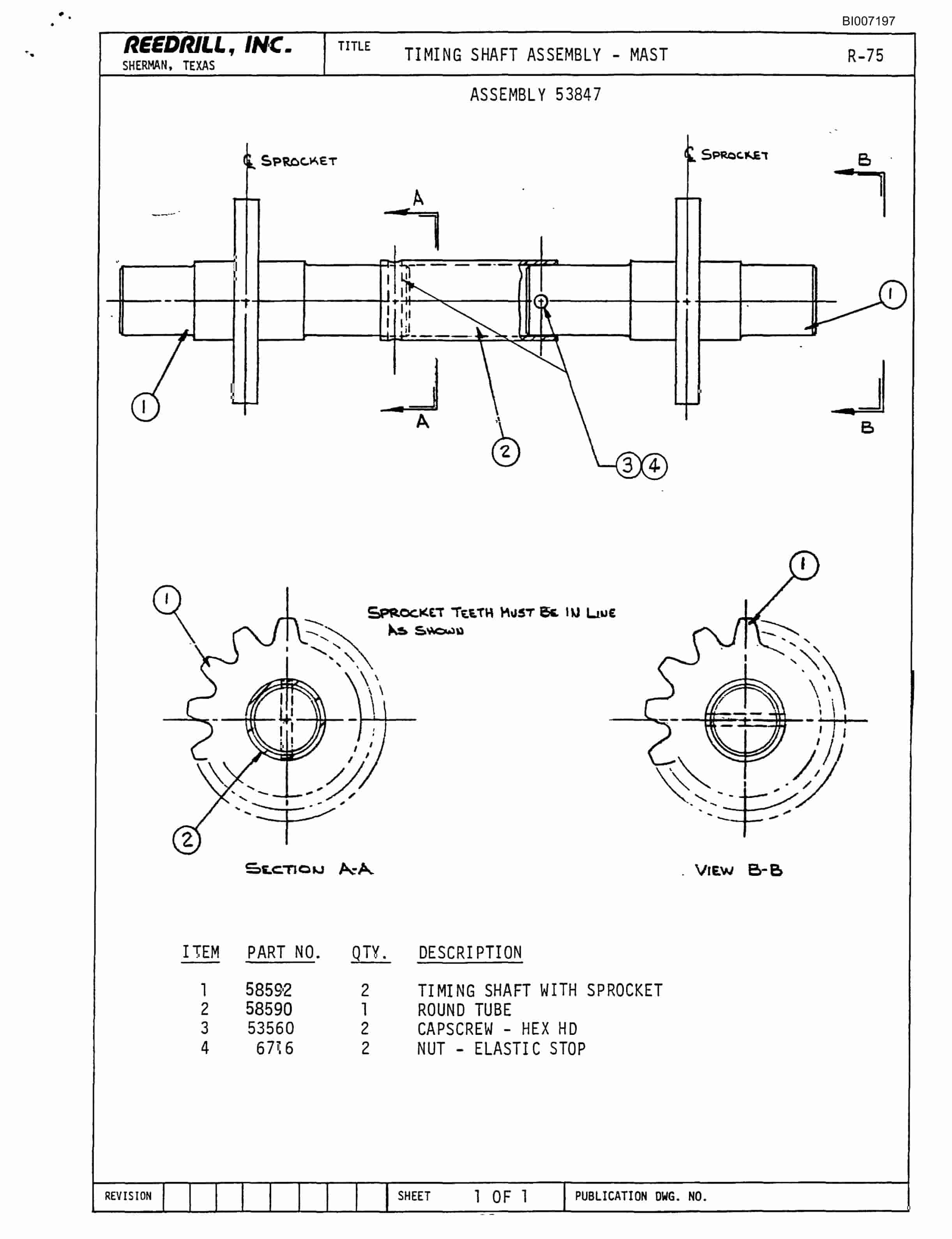 Bucyrus SK-35 High Pressure Parts Catalog BI007197-3