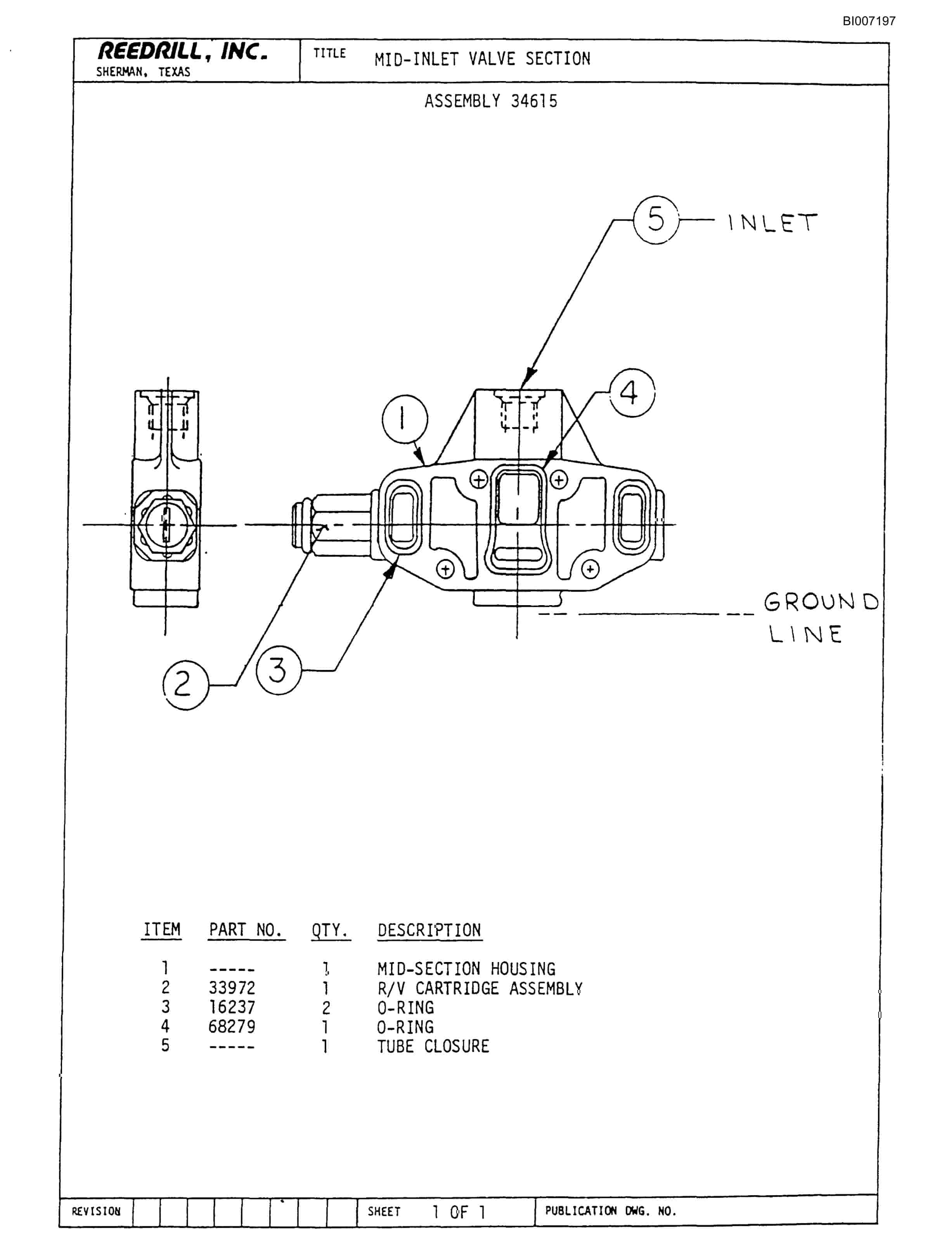 Bucyrus SK-35 High Pressure Parts Catalog BI007197-4