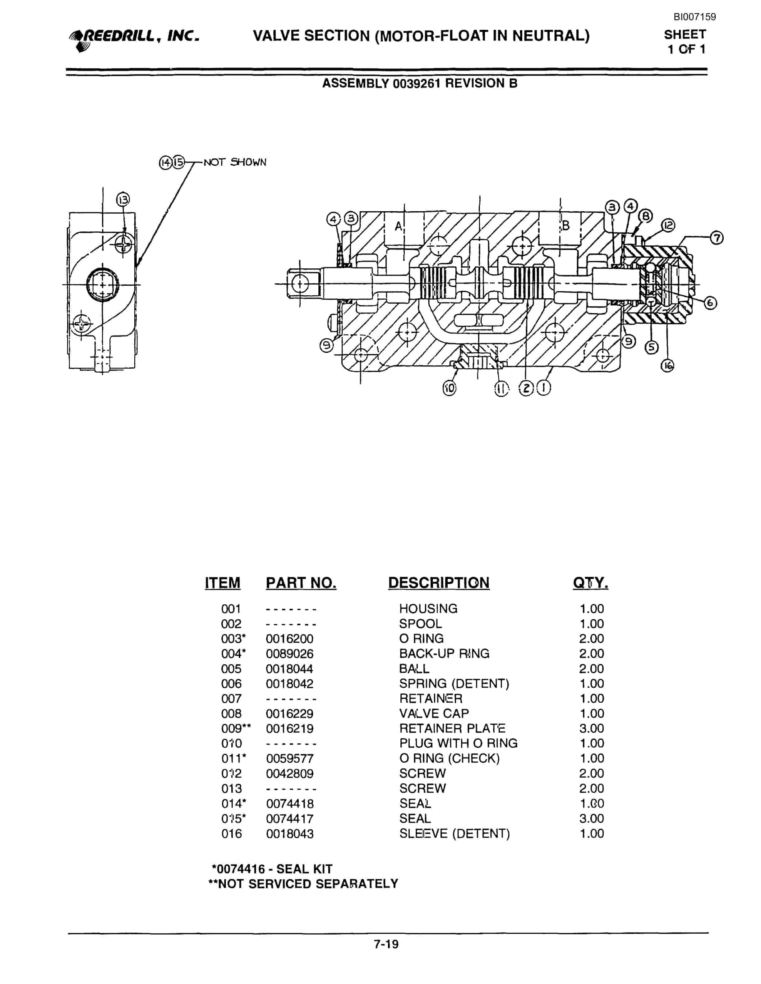 Bucyrus SK-35 Parts Catalog BI007159-5