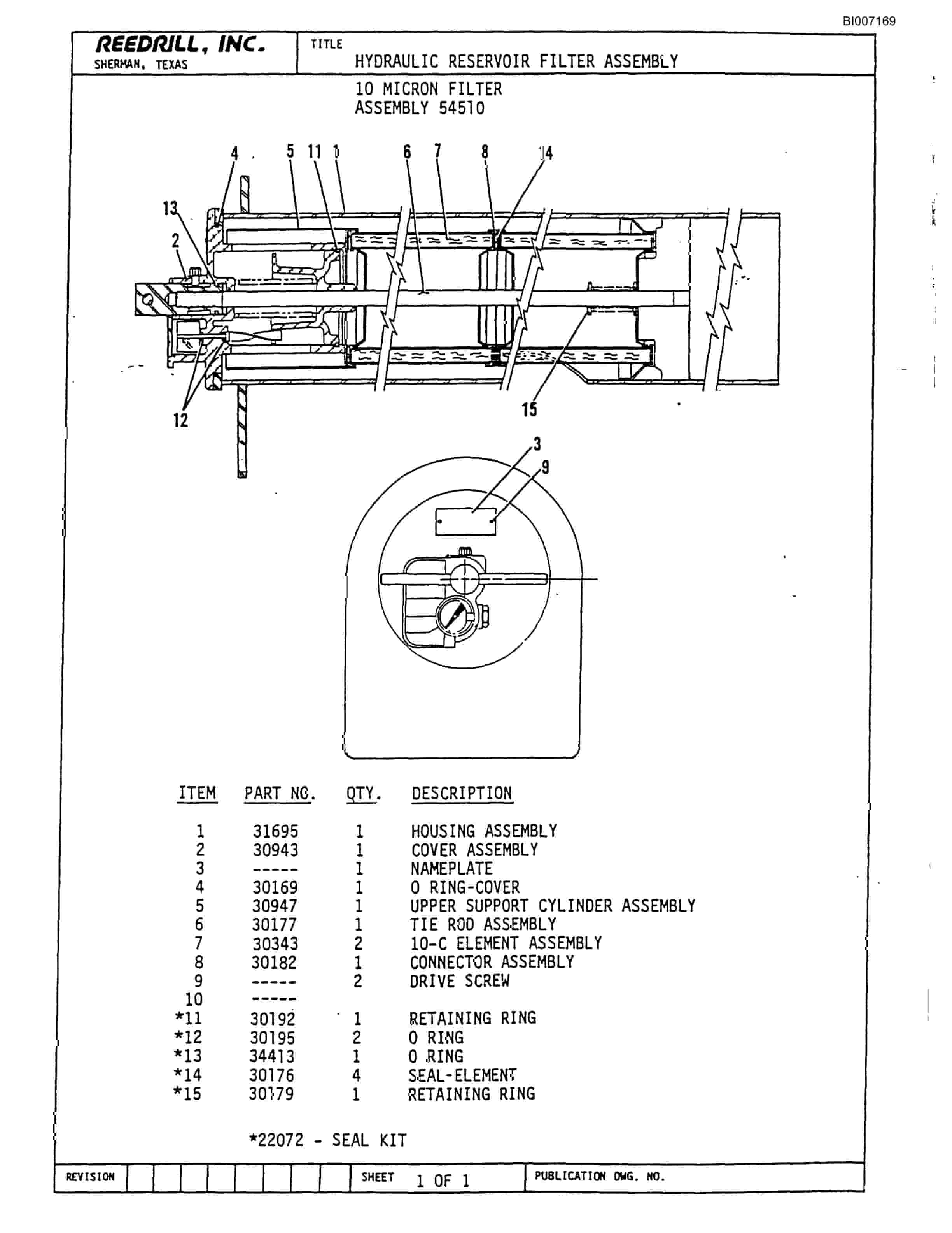 Bucyrus SK-35 Parts Catalog BI007169-4