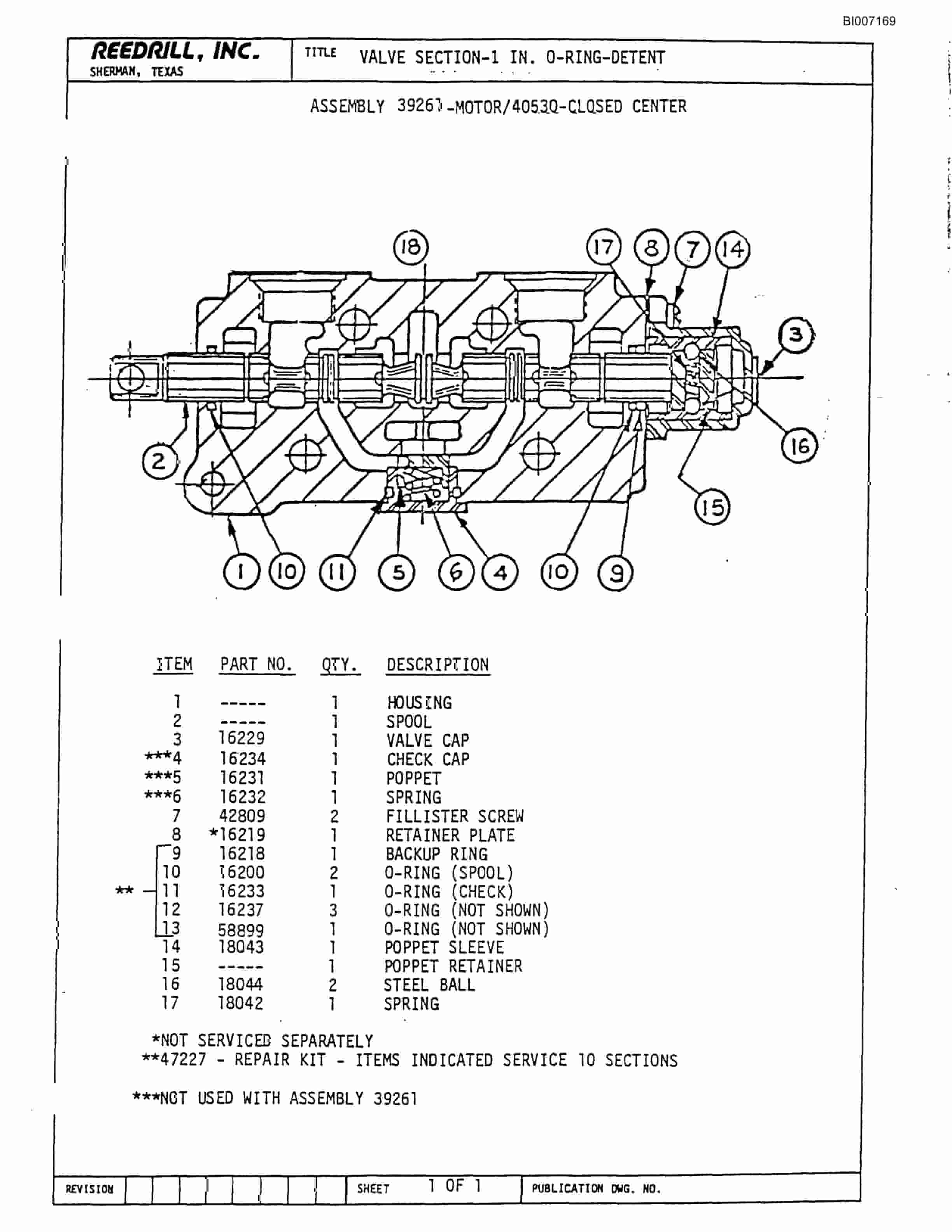 Bucyrus SK-35 Parts Catalog BI007169-5