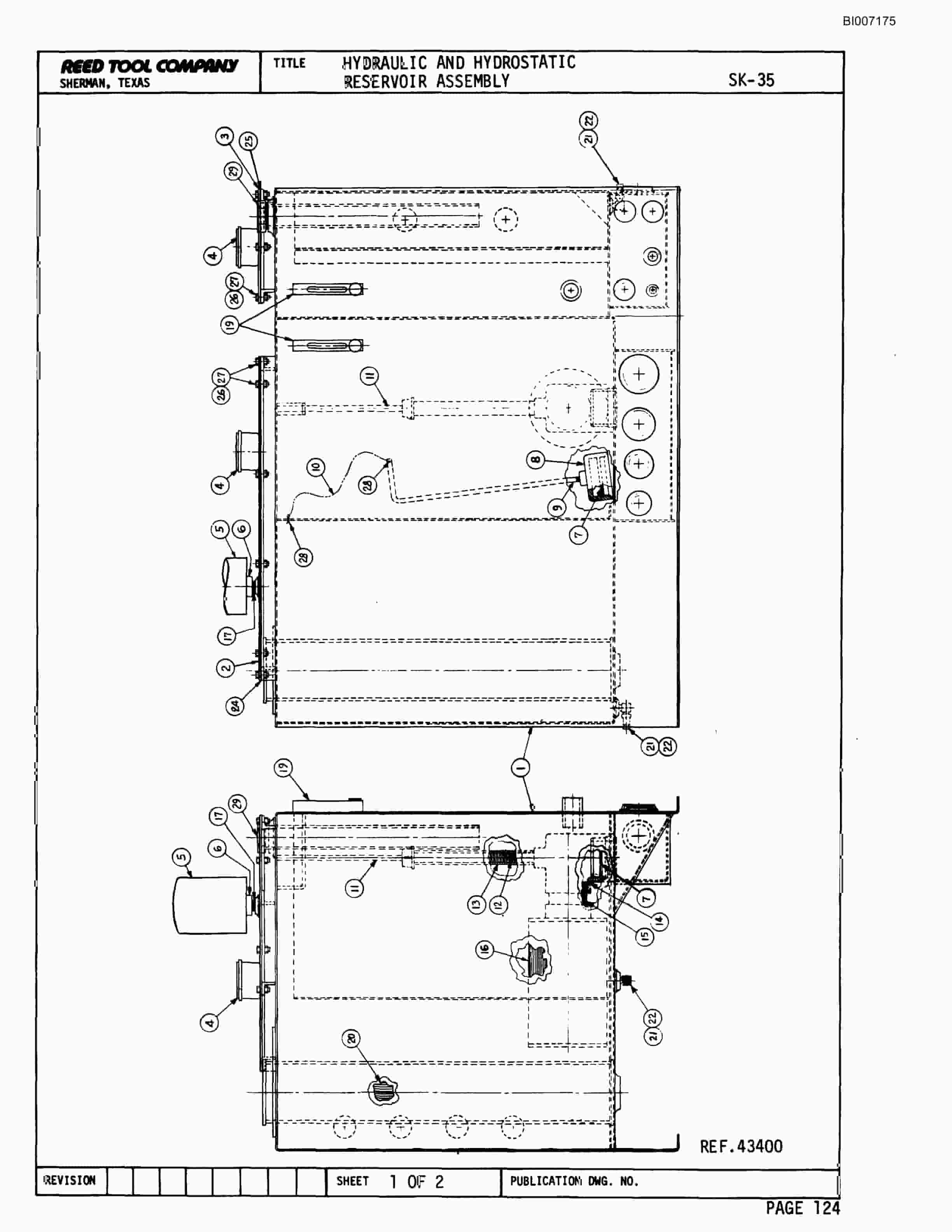 Bucyrus SK-35 Parts Catalog BI007175-3