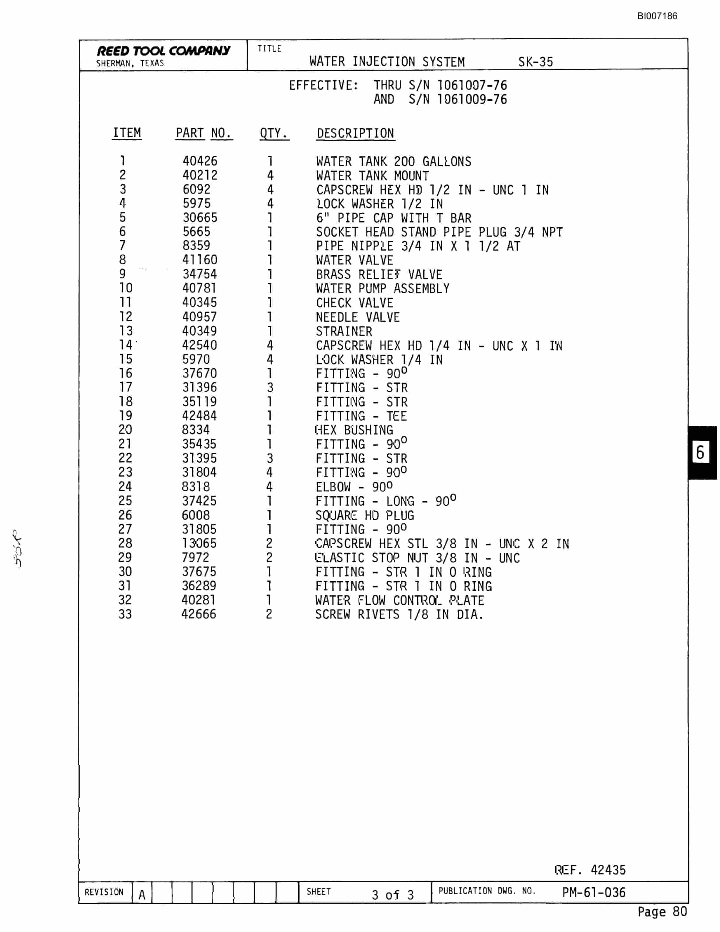 Bucyrus SK-35 Parts Catalog BI007186-2