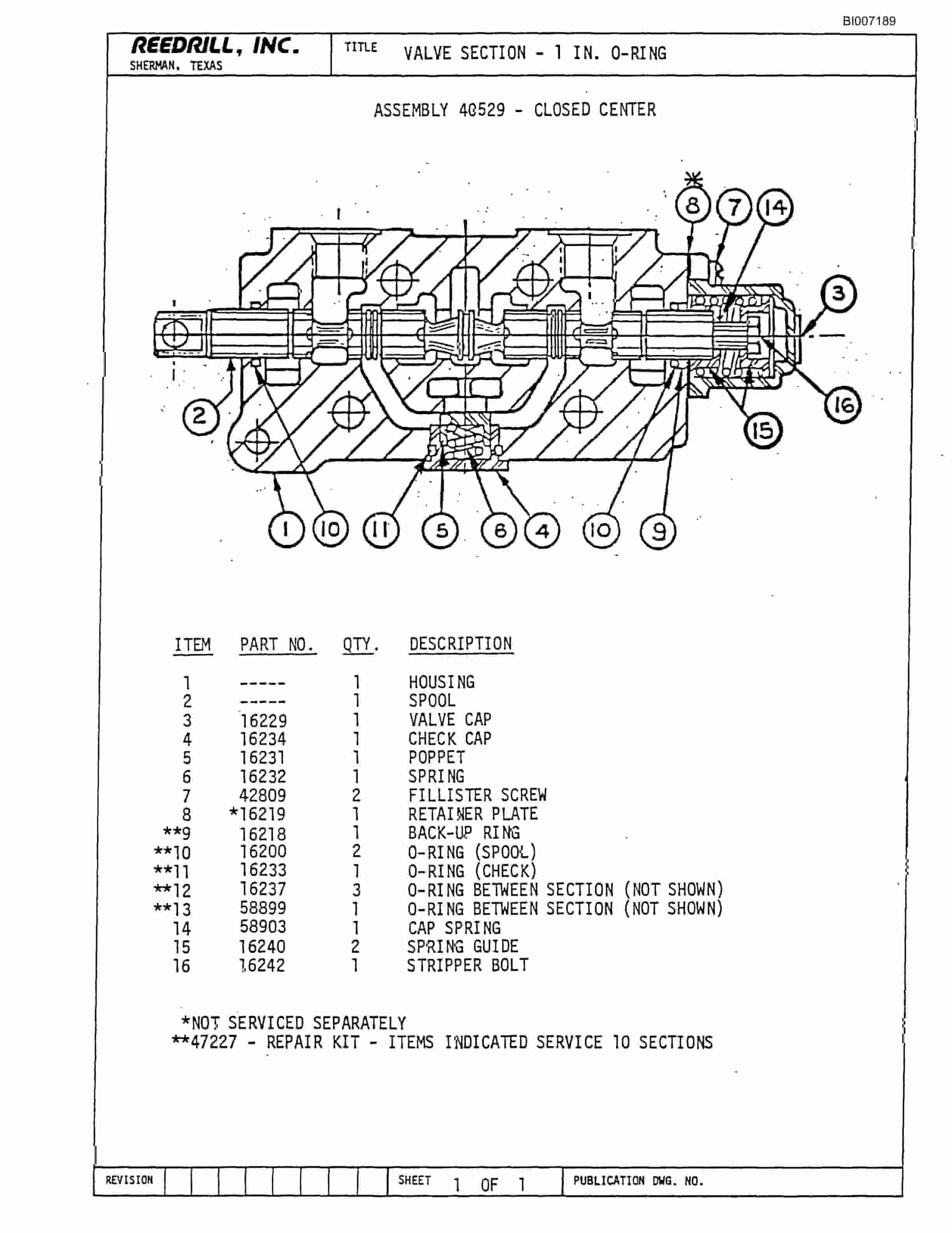 Bucyrus SK-35 Parts Catalog BI007189-5