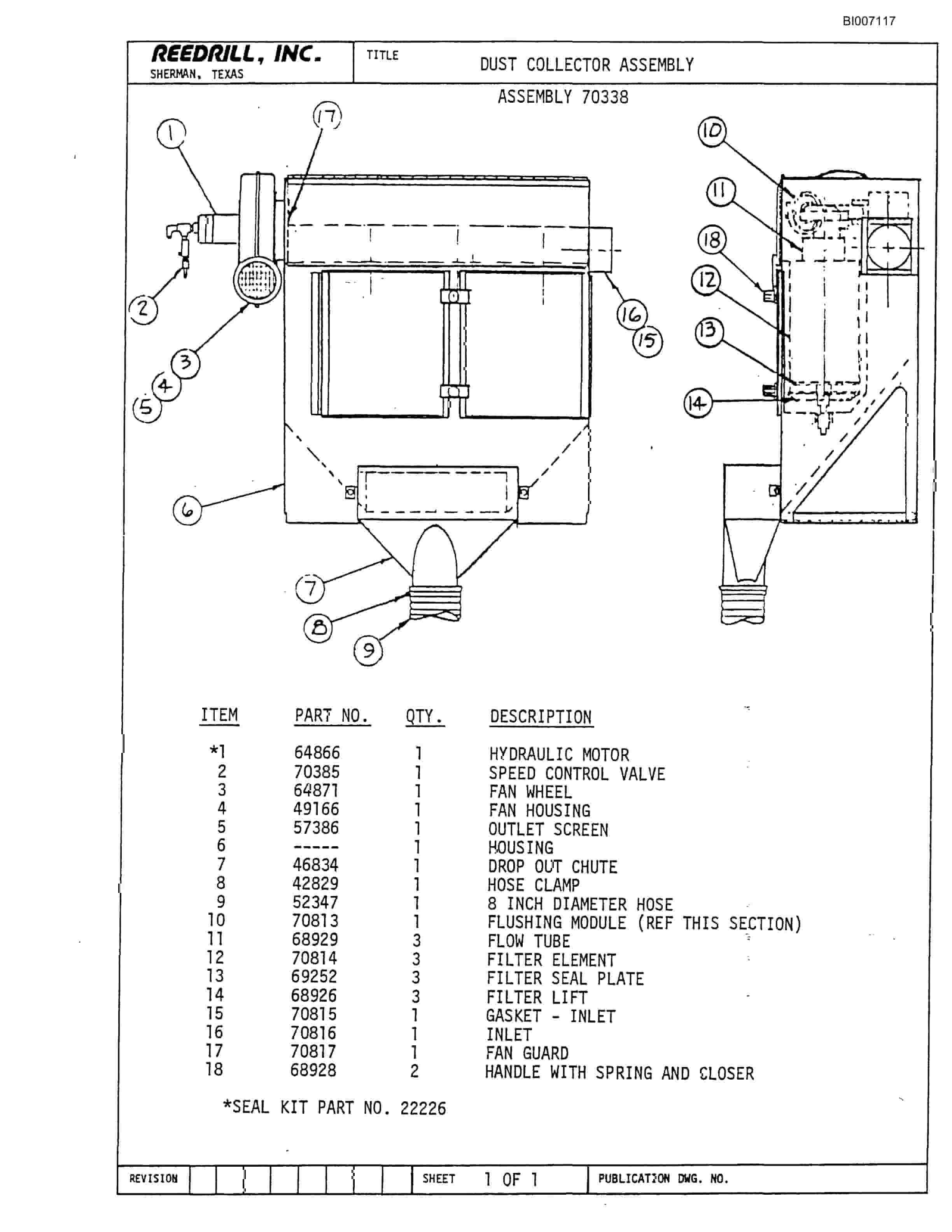 Bucyrus SK-40 Parts Catalog BI007117-3