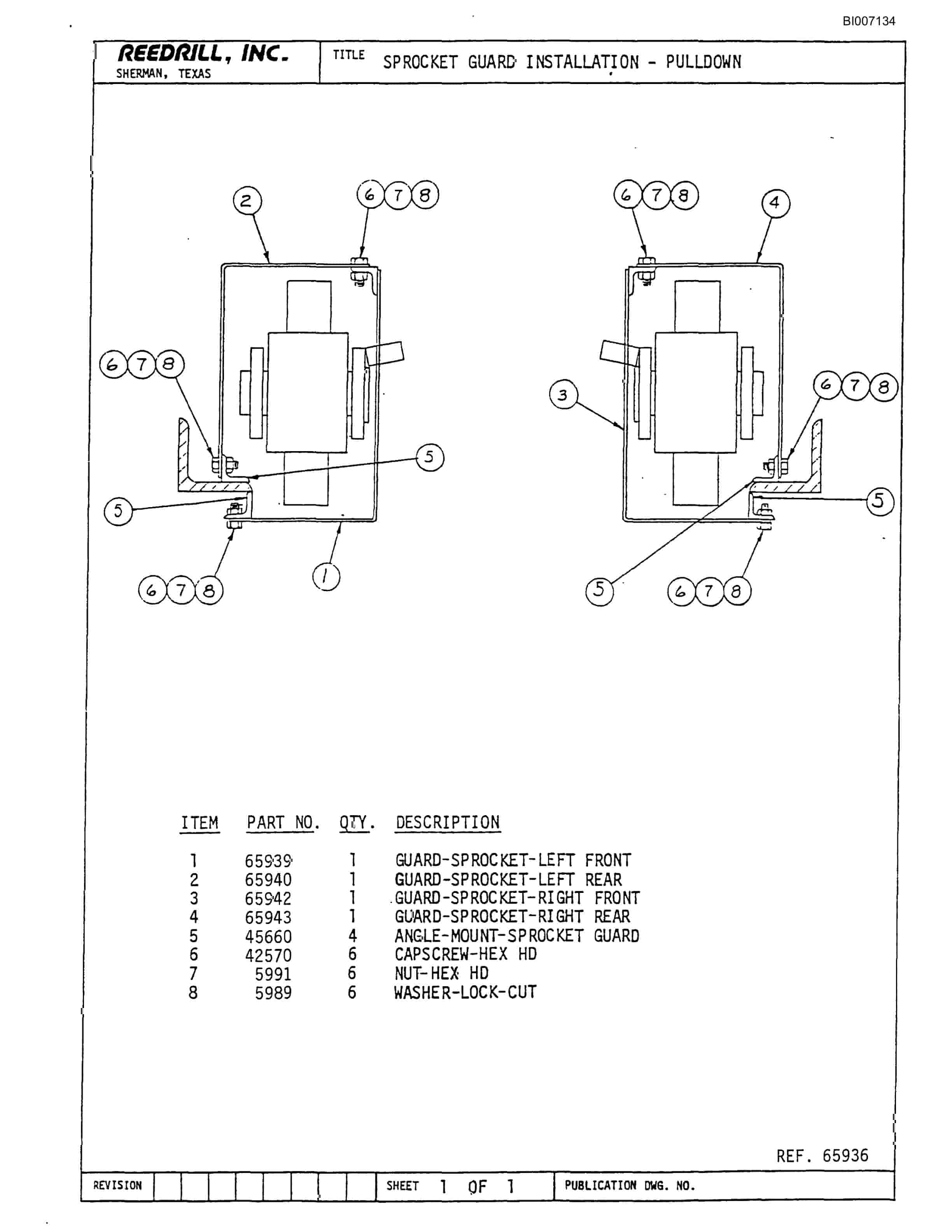 Bucyrus SK-40 Parts Catalog BI007134-3