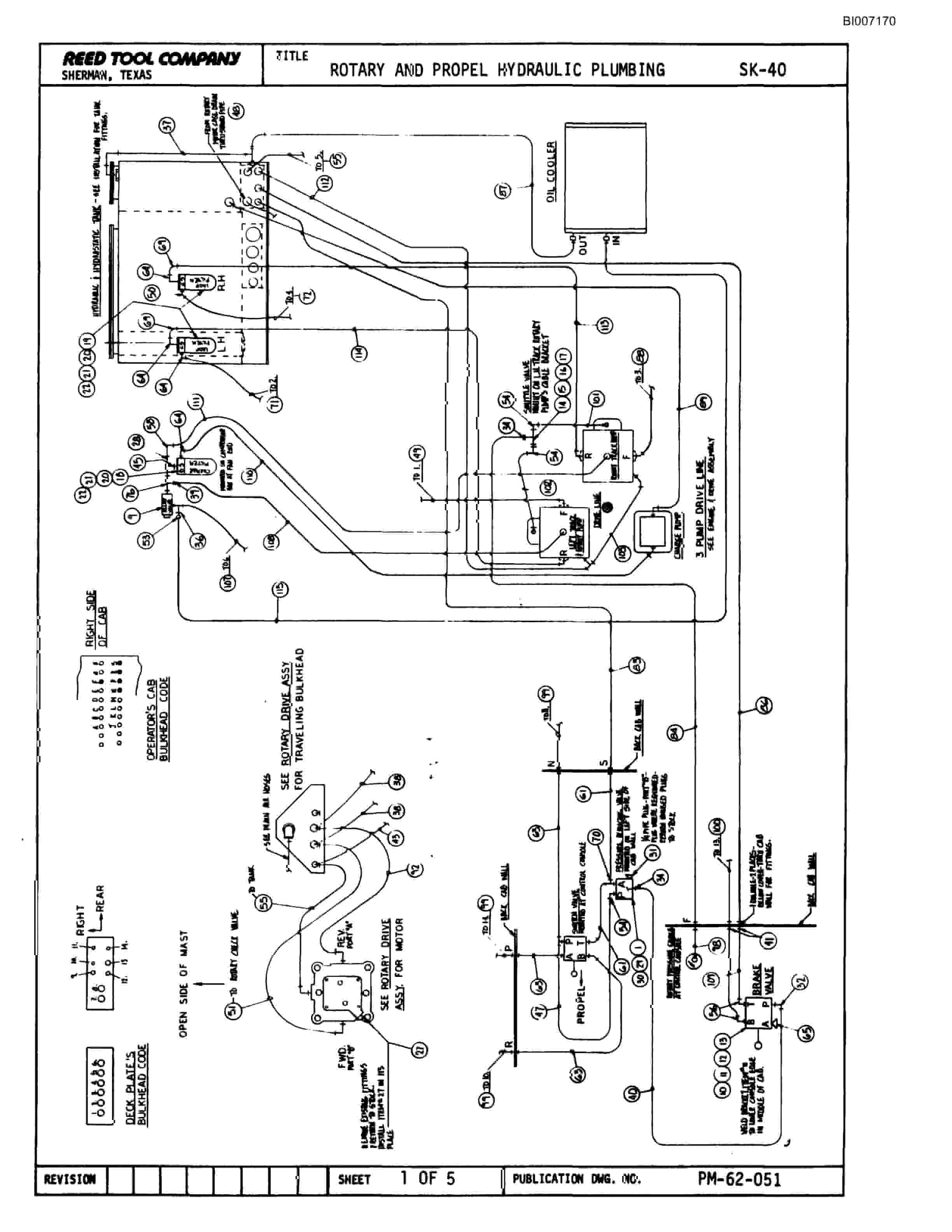 Bucyrus SK-40 Parts Catalog BI007170-5