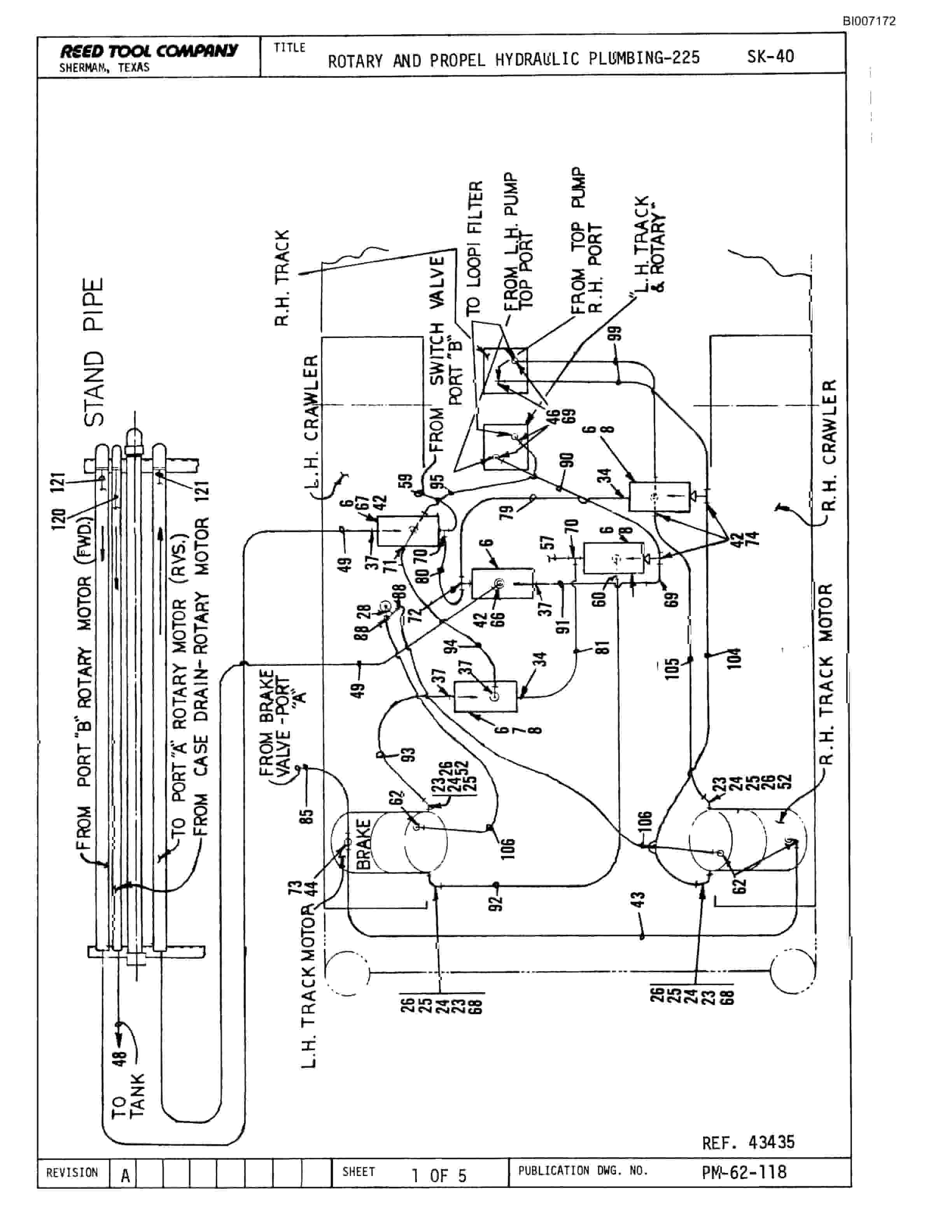 Bucyrus SK-40 Parts Catalog BI007172-5