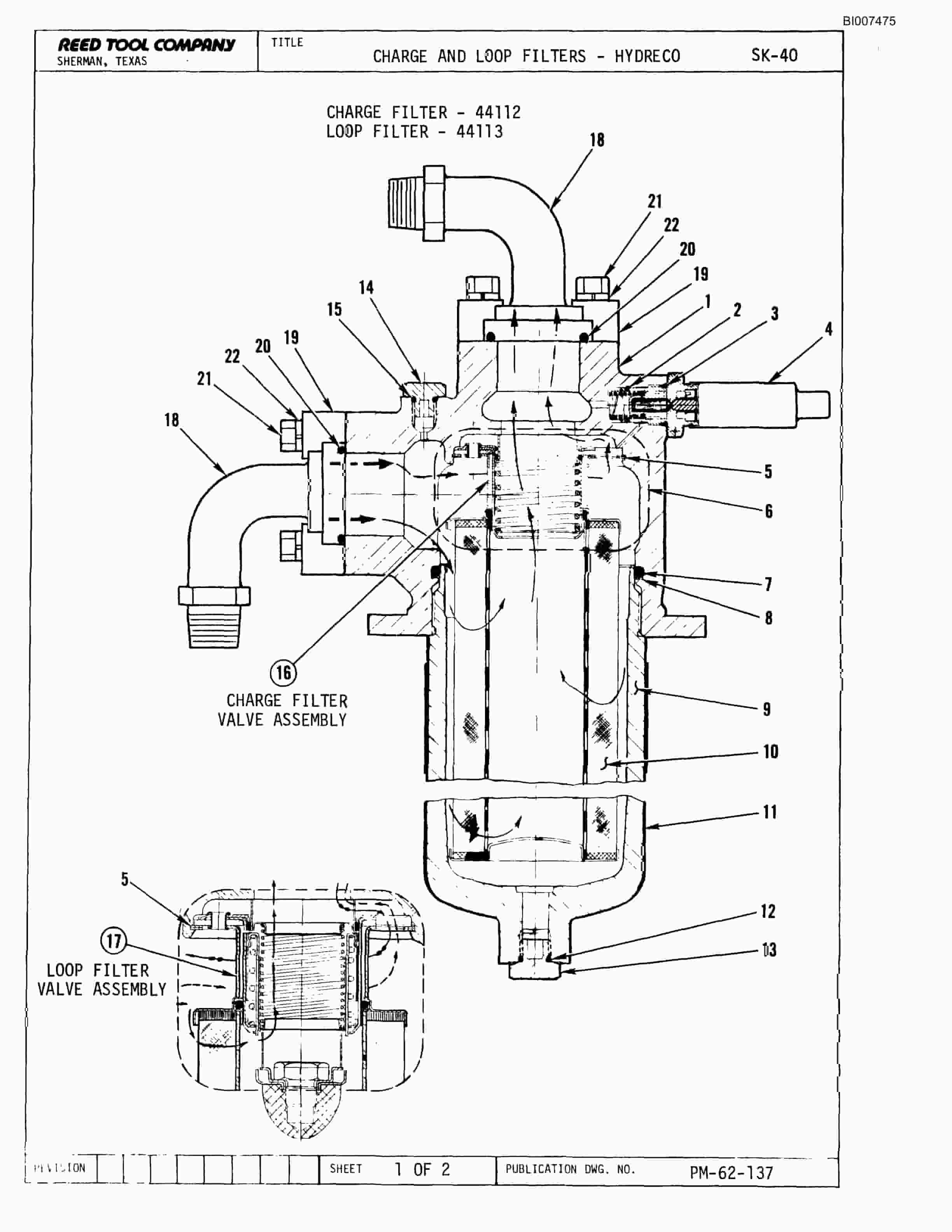 Bucyrus SK-40 Parts Catalog BI007475-5