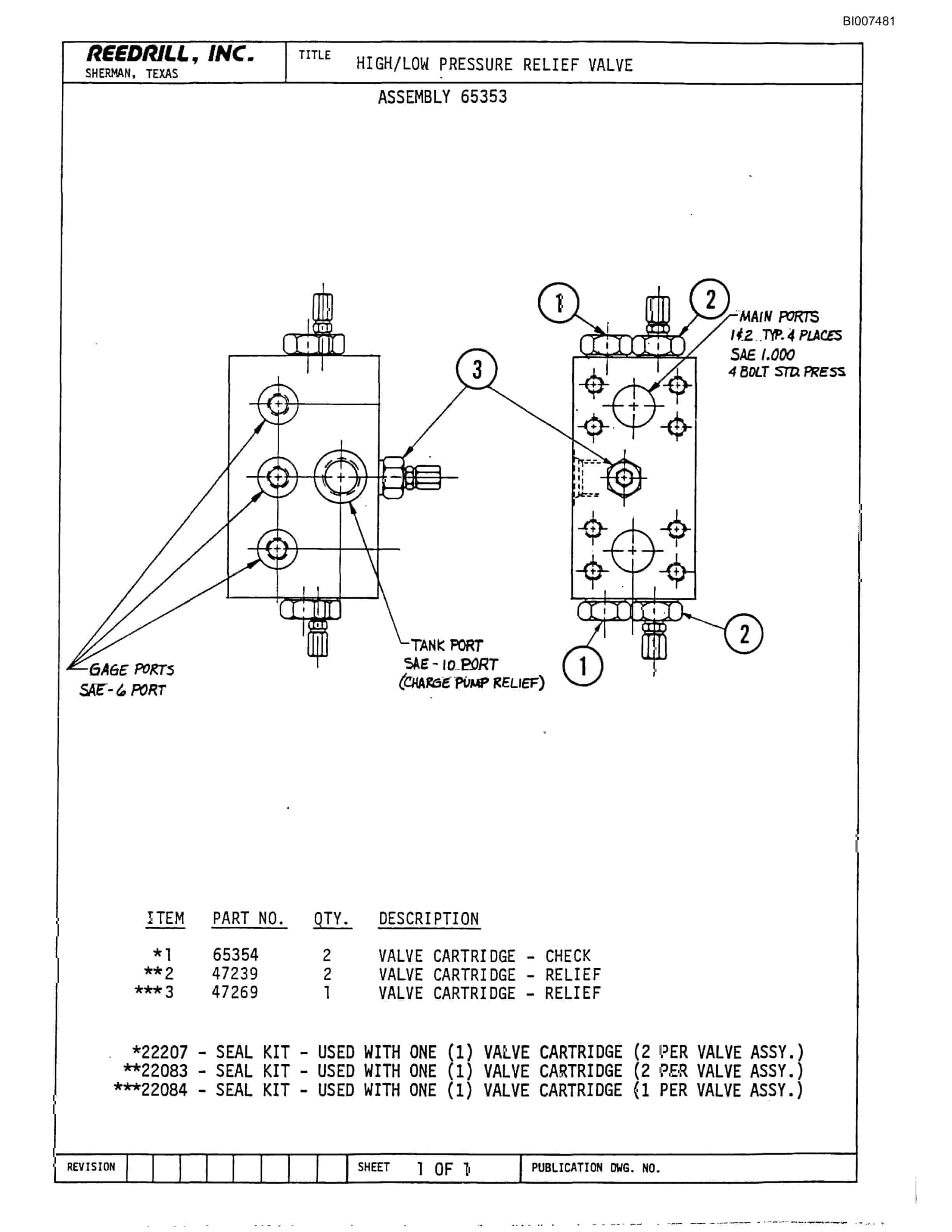 Bucyrus SK-40HP Parts Catalog BI007481-5