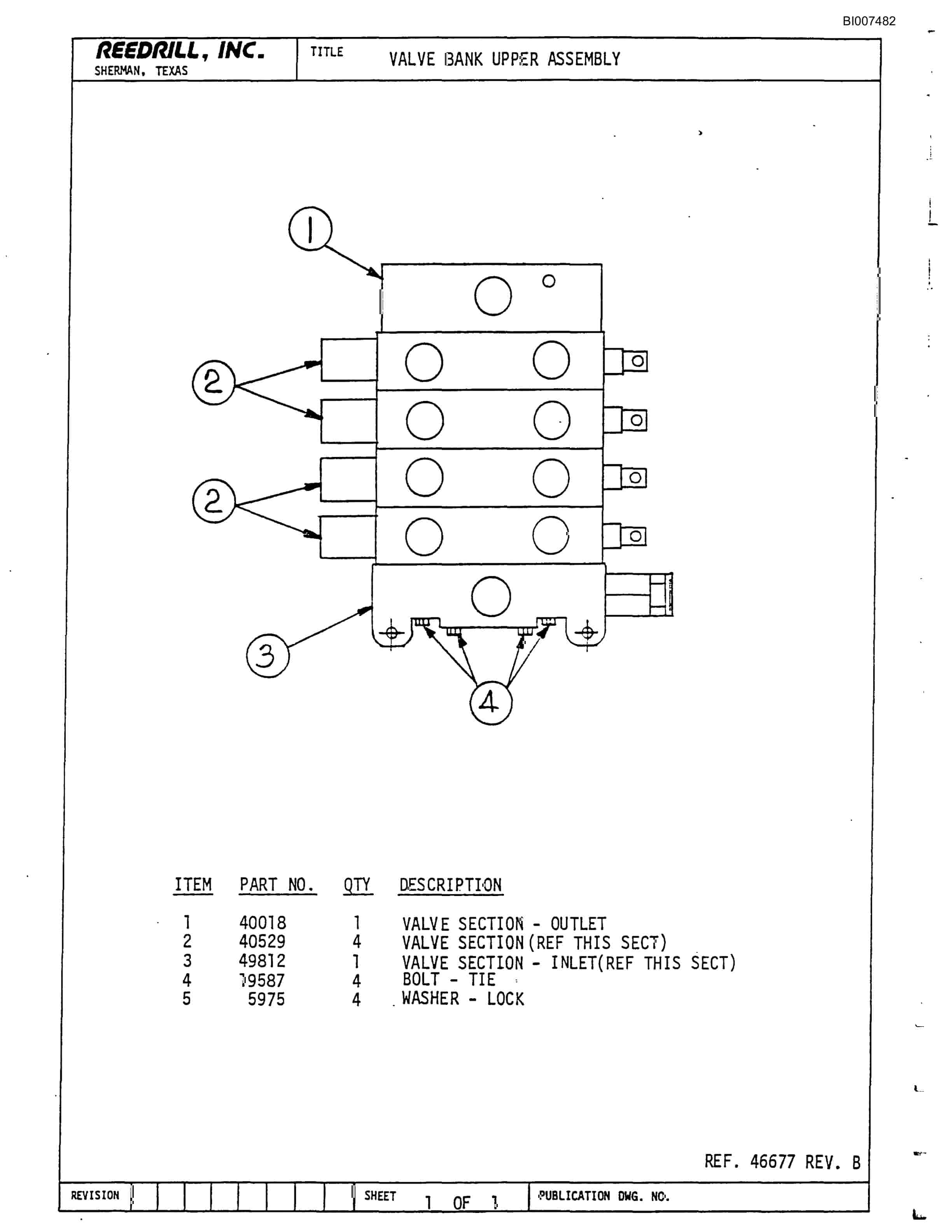 Bucyrus SK-40HP Parts Catalog BI007482-5