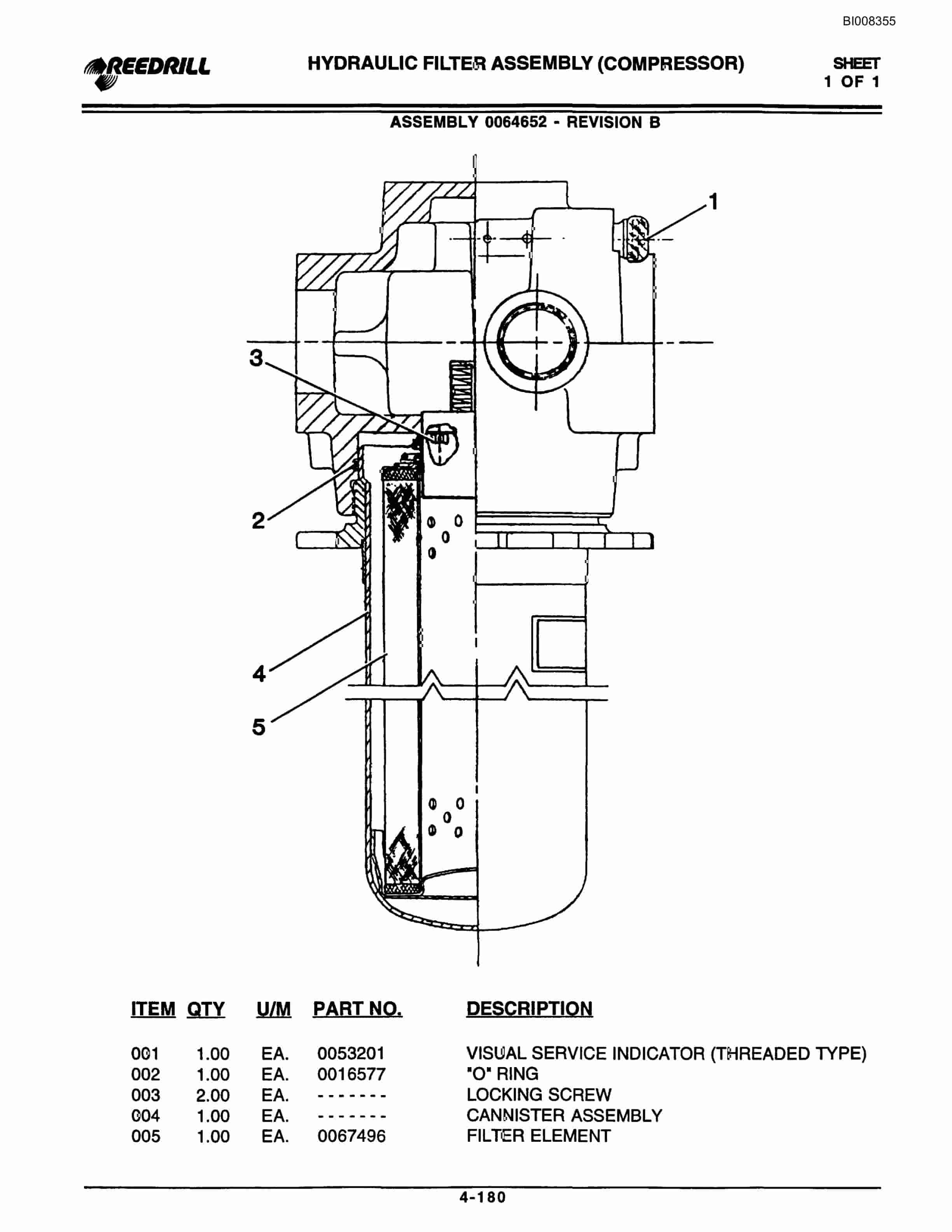 Bucyrus SK 40i-60i Parts Catalog BI008355-2