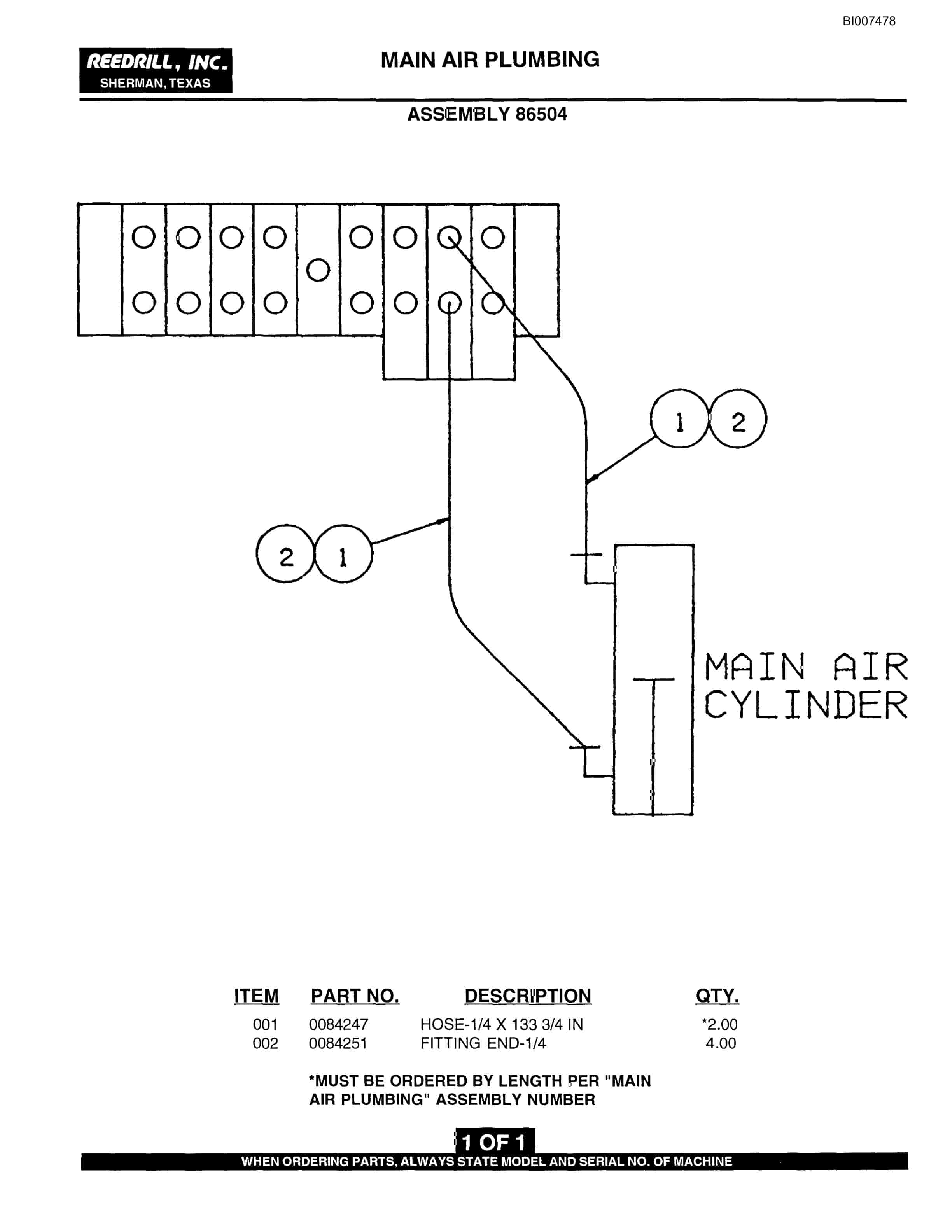 Bucyrus SK-40i Parts Catalog BI007478-3