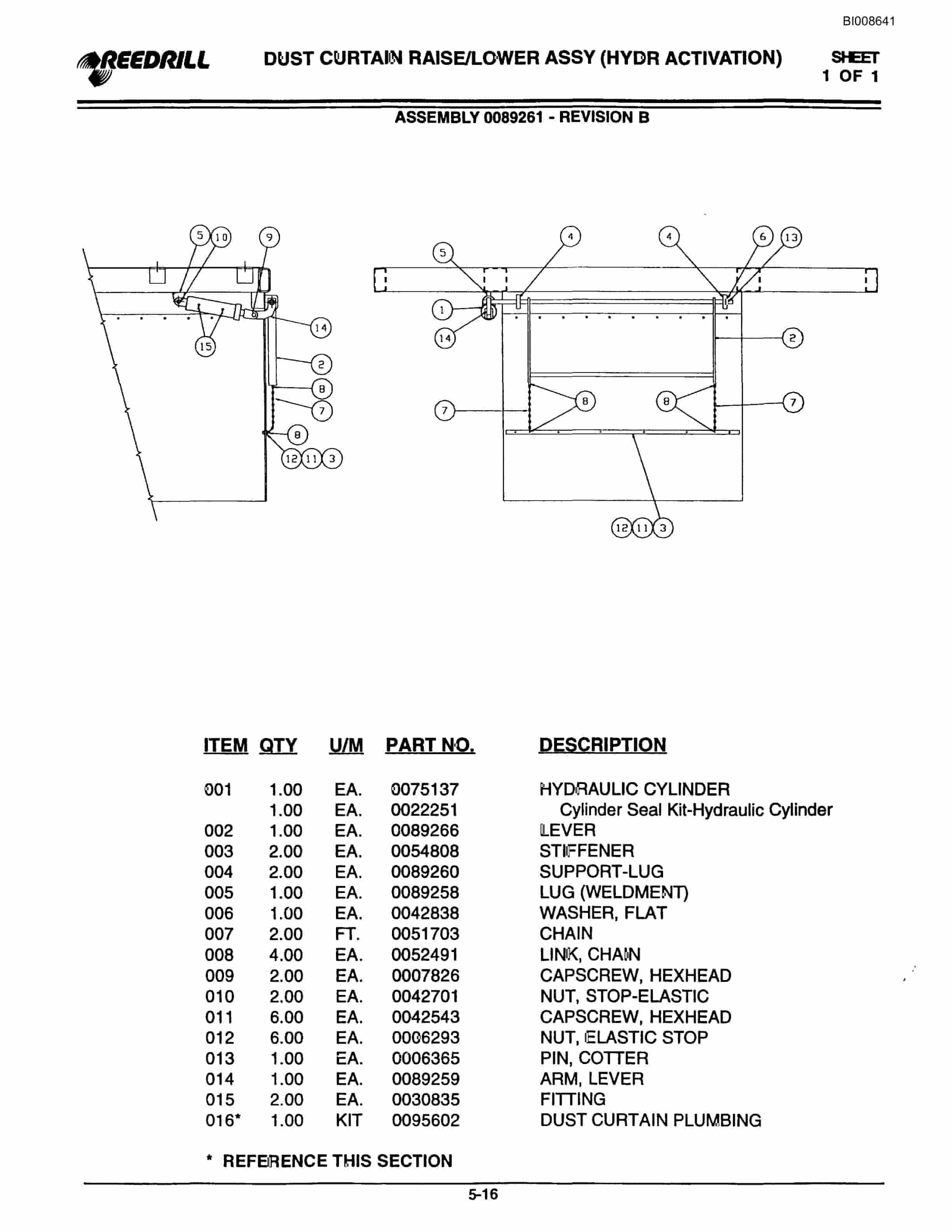 Bucyrus SK-45i Infinity Blasthole Drill Parts Catalog BI008641-2