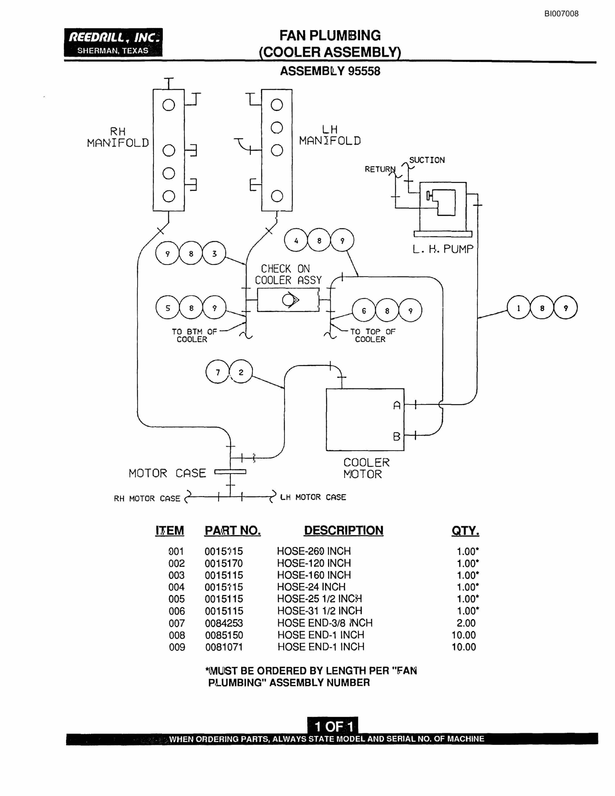 Bucyrus SK-45i Parts Catalog BI007008-3