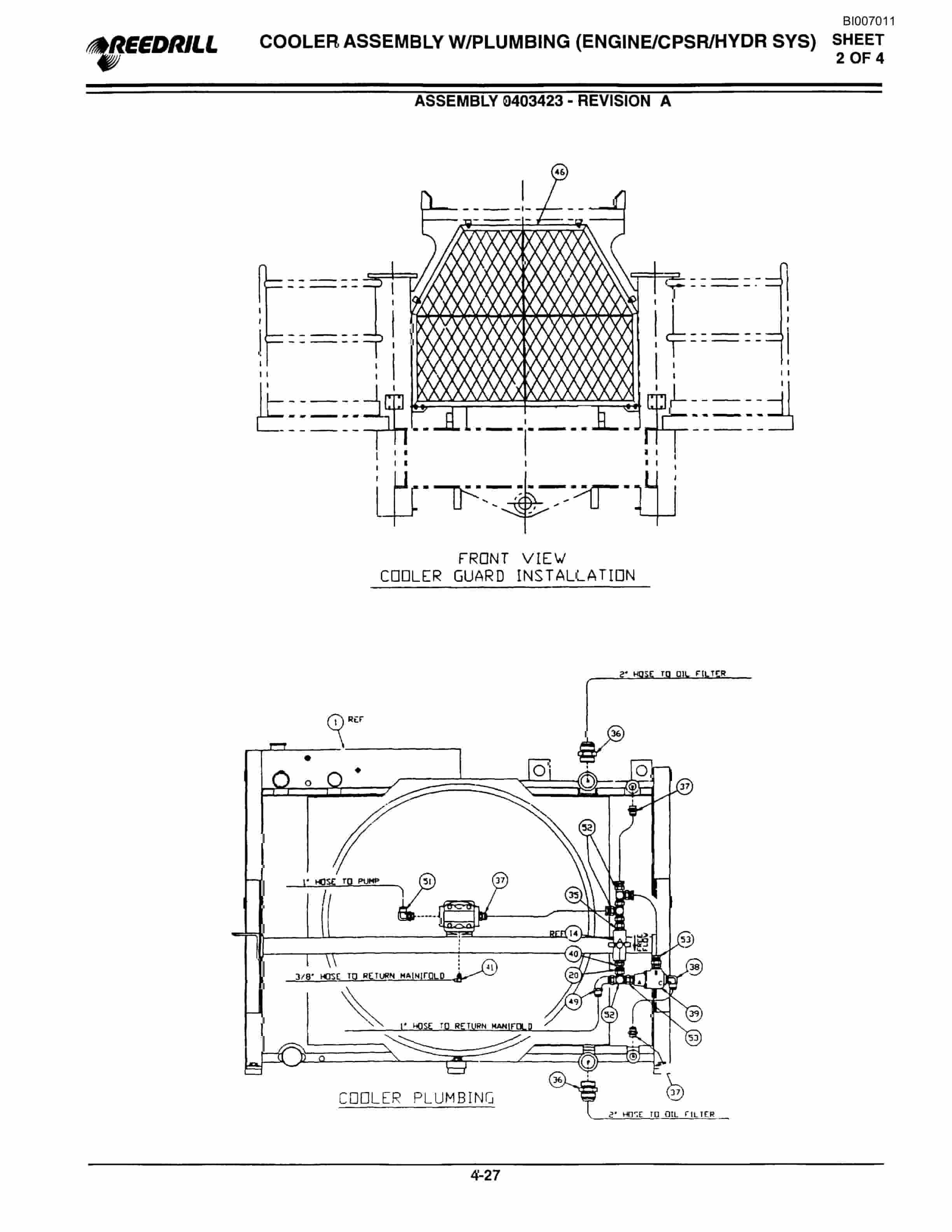 Bucyrus SK-45i Parts Catalog BI007011-2