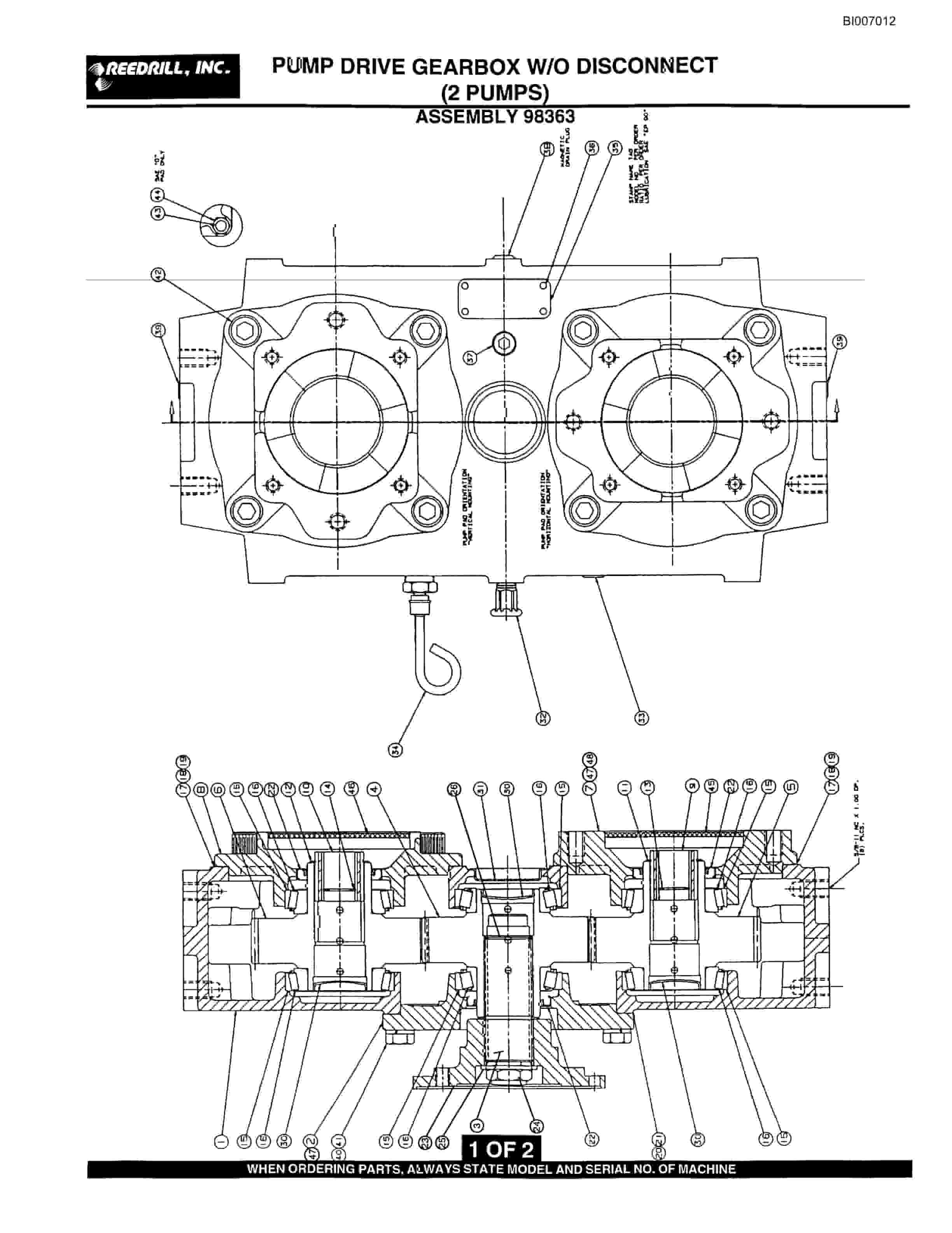 Bucyrus SK-45i Parts Catalog BI007012-2