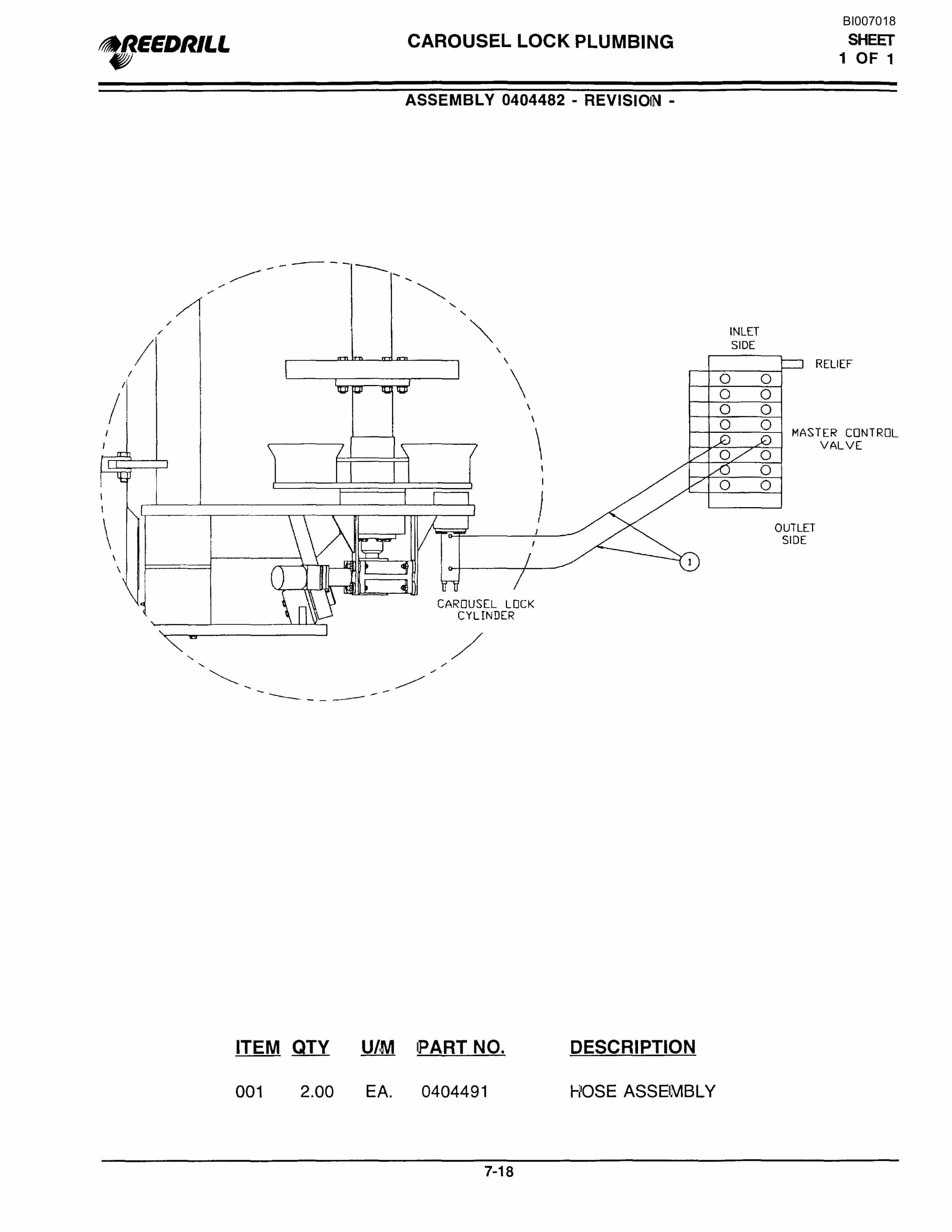 Bucyrus SK-45i Parts Catalog BI007018-4