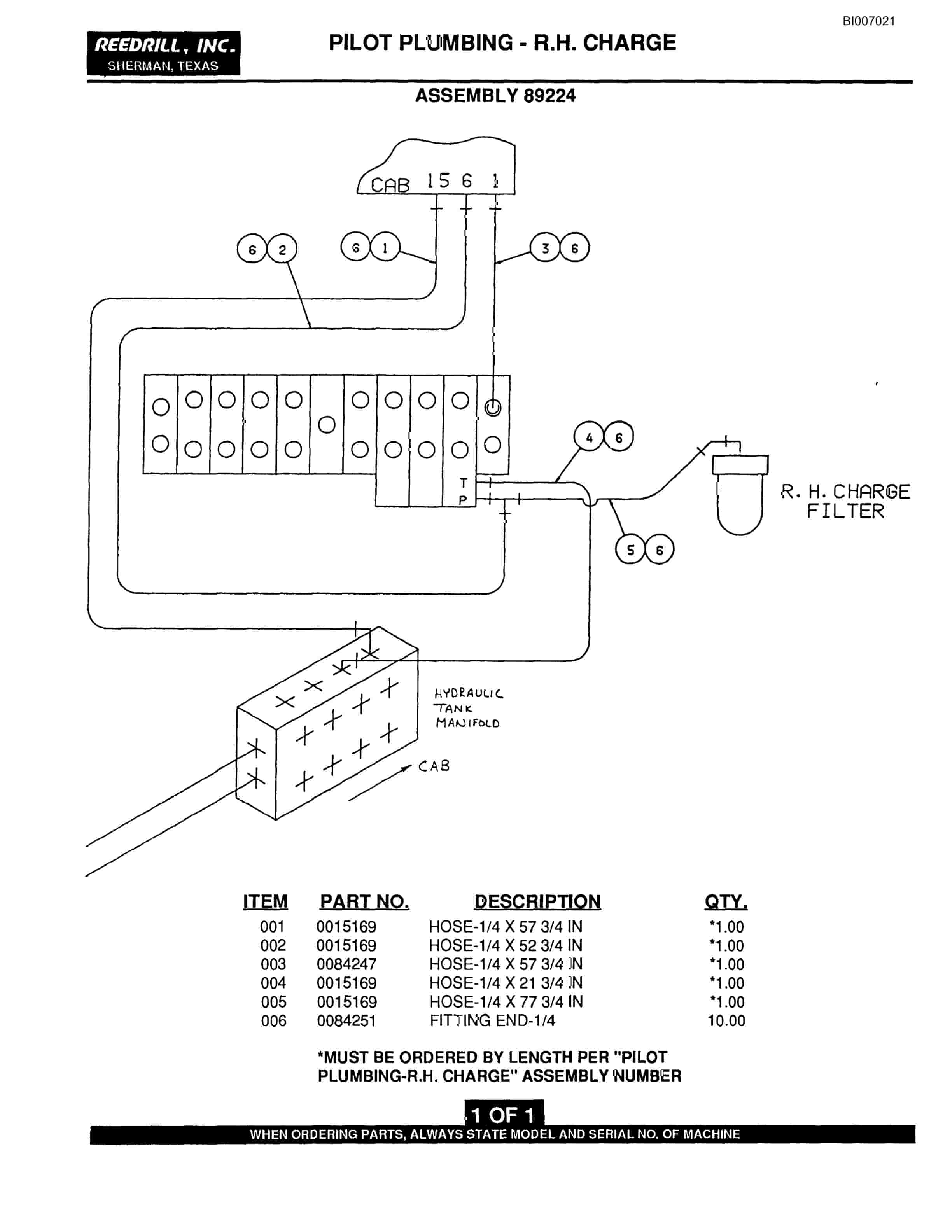 Bucyrus SK-45i Parts Catalog BI007021-3