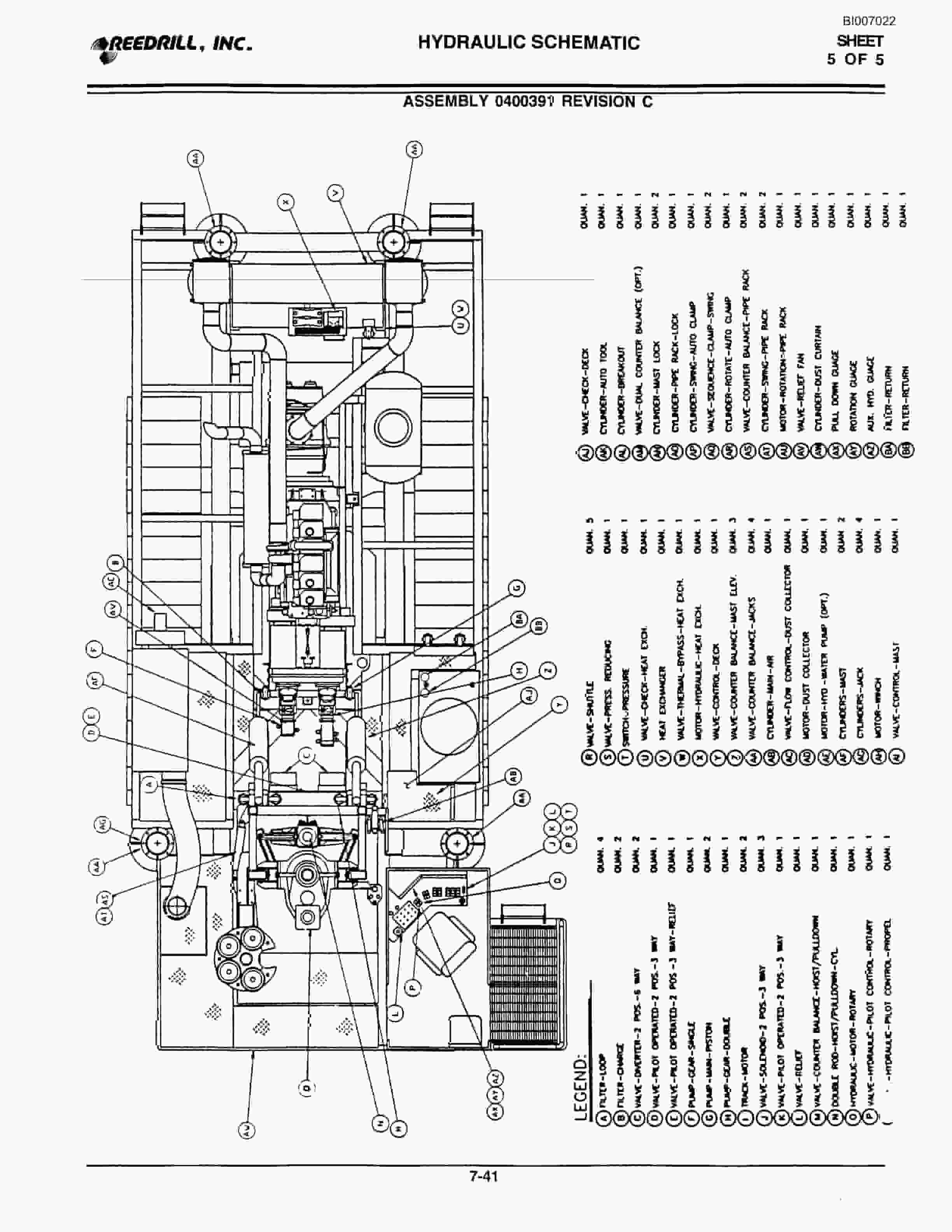 Bucyrus SK-45i Parts Catalog BI007022-5