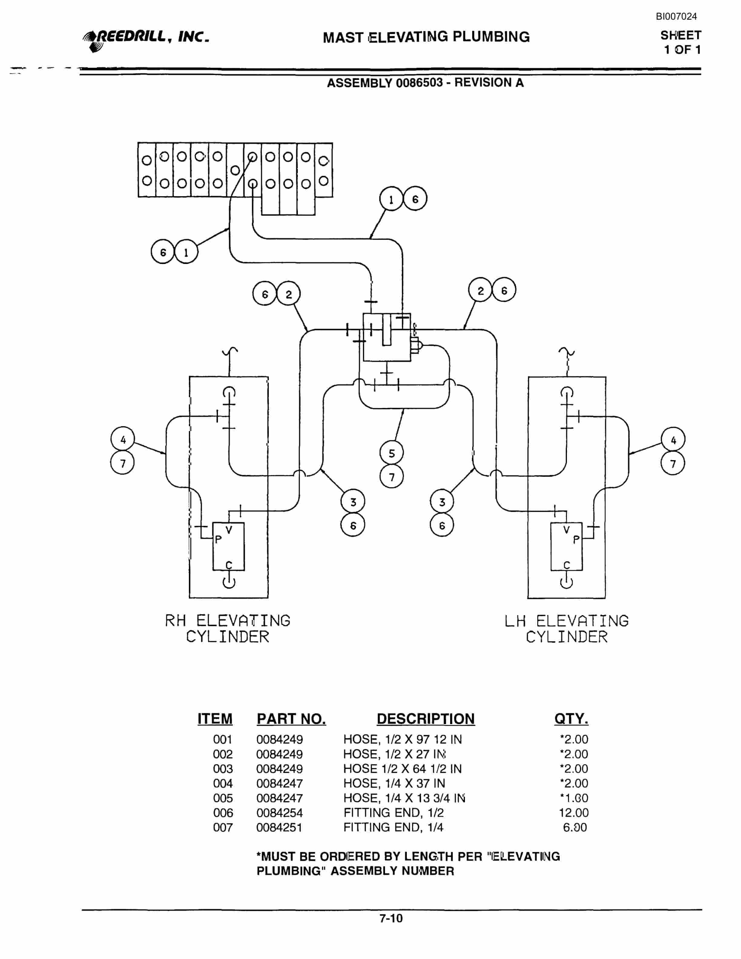 Bucyrus SK-45i Parts Catalog BI007024-4
