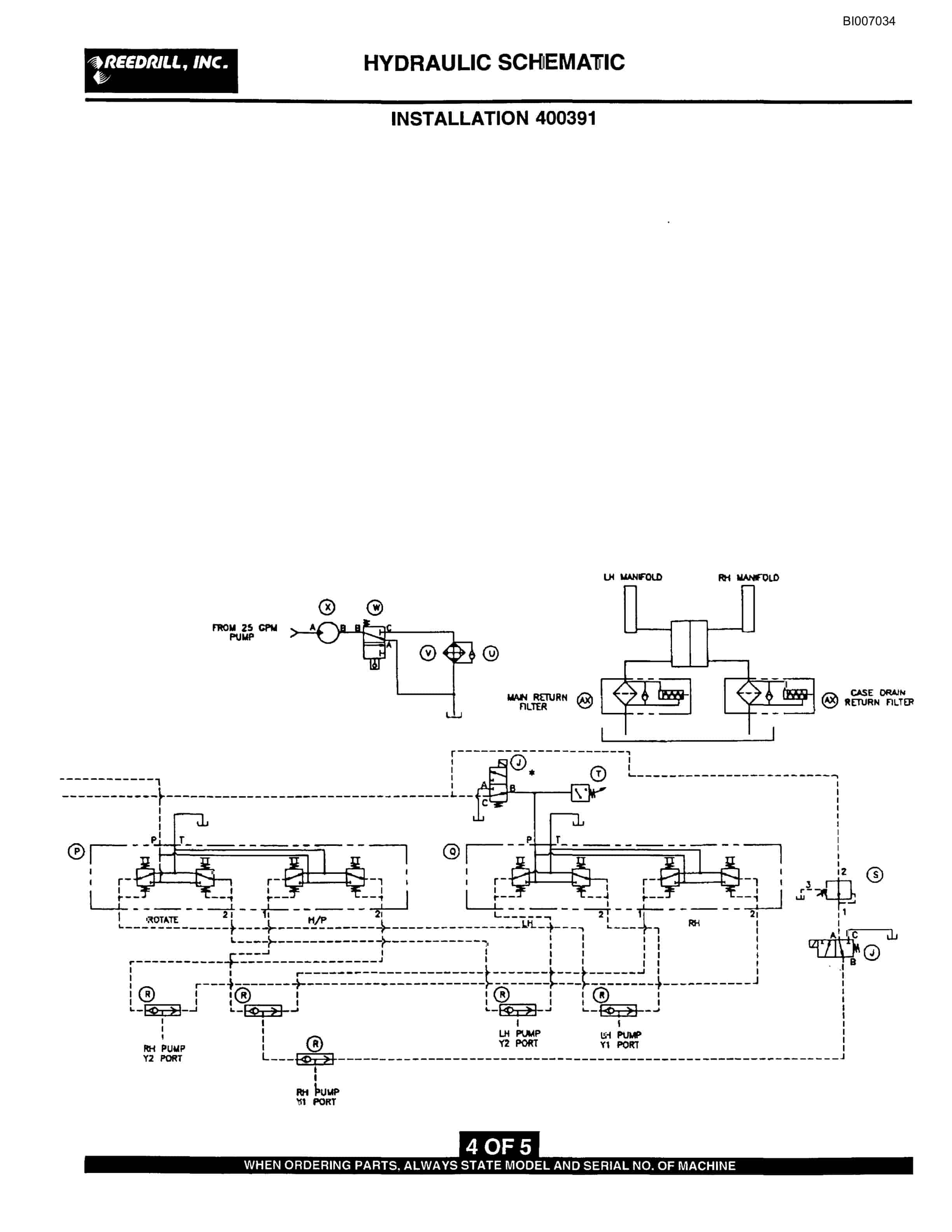 Bucyrus SK-45i Parts Catalog BI007034-5