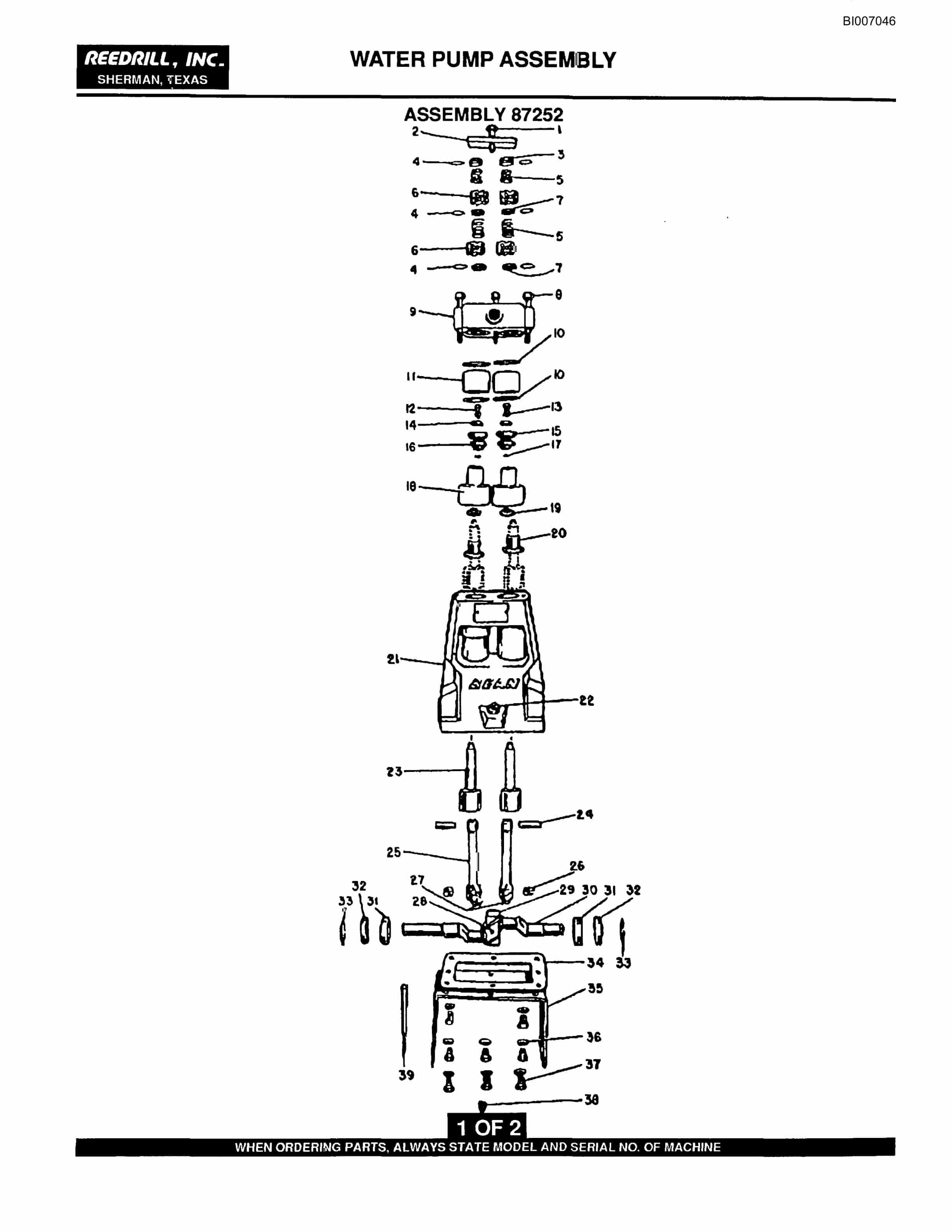 Bucyrus SK-45i Parts Catalog BI007046-2