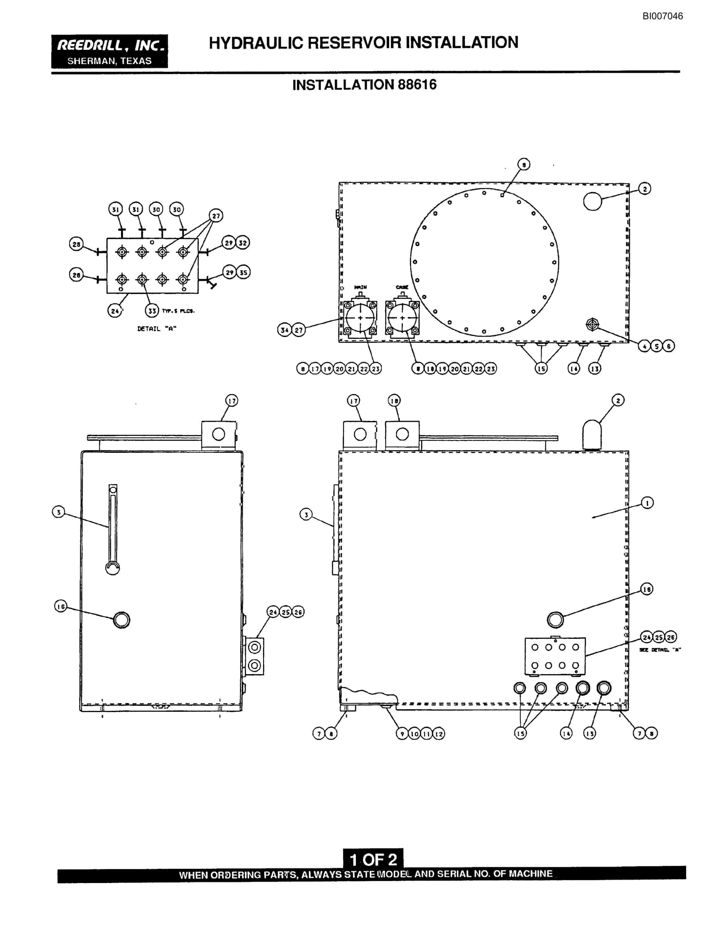 Bucyrus SK-45i Parts Catalog BI007046-4