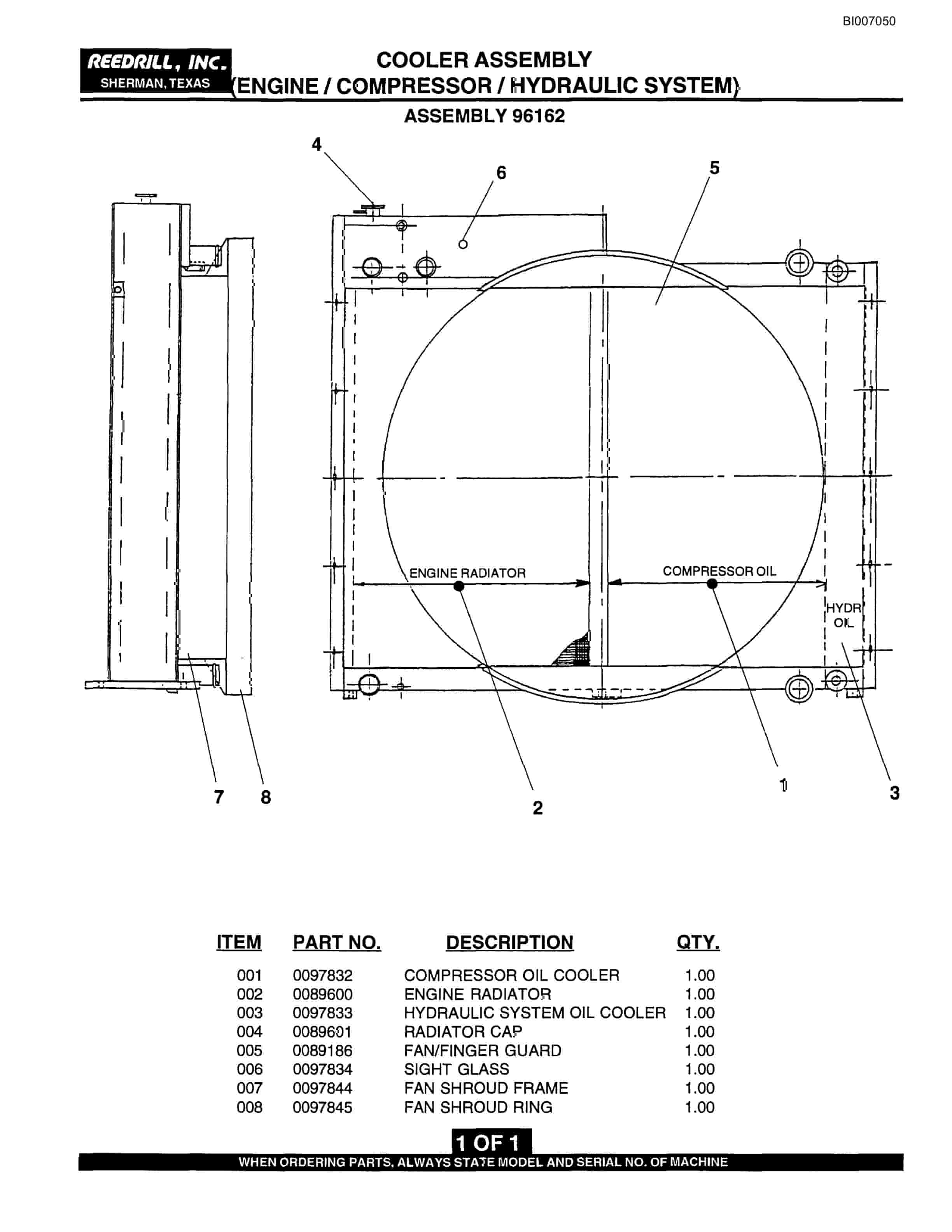 Bucyrus SK-45i Parts Catalog BI007050-2