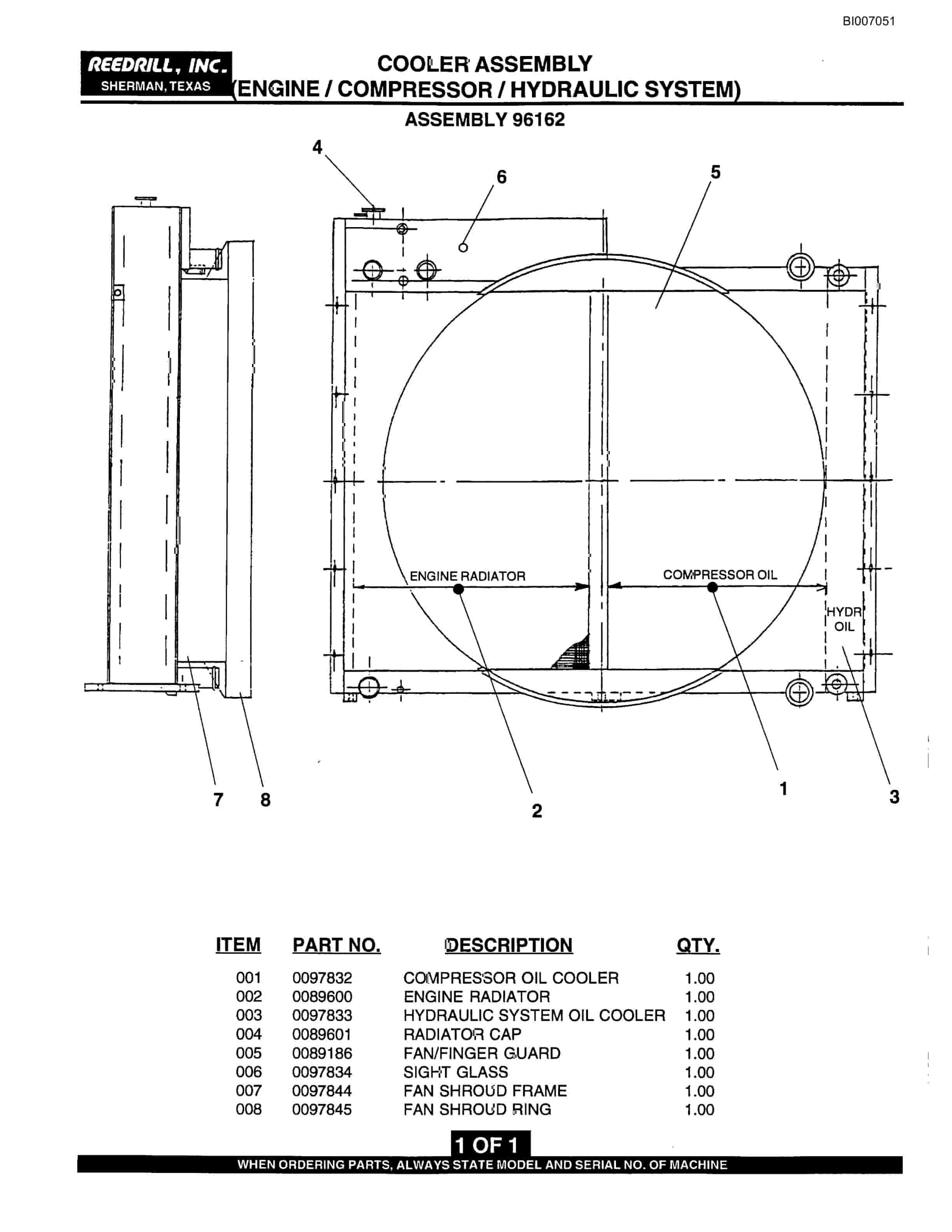 Bucyrus SK-45i Parts Catalog BI007051-2