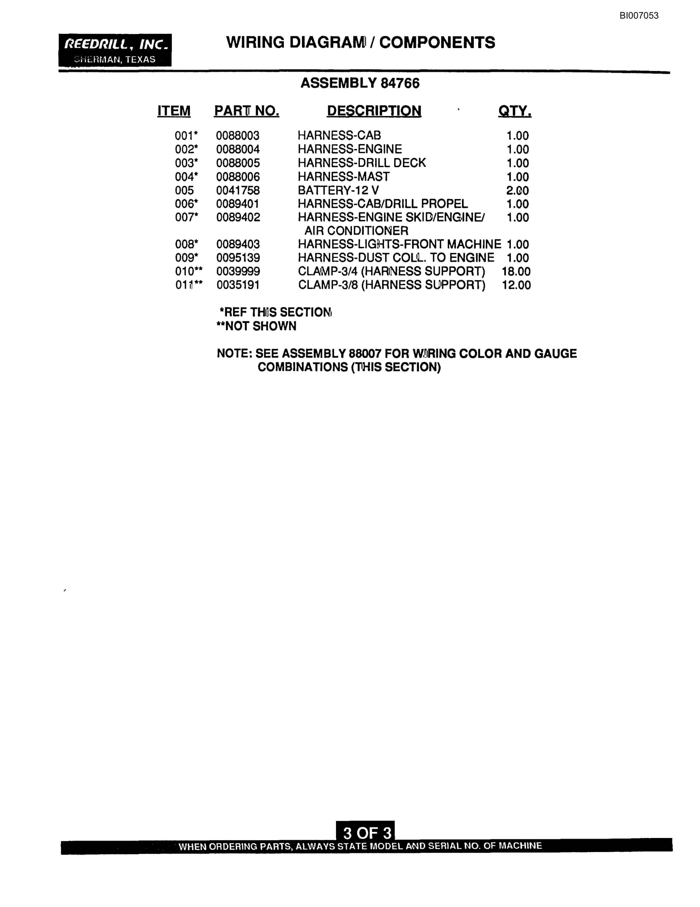 Bucyrus SK-45i Parts Catalog BI007053-5