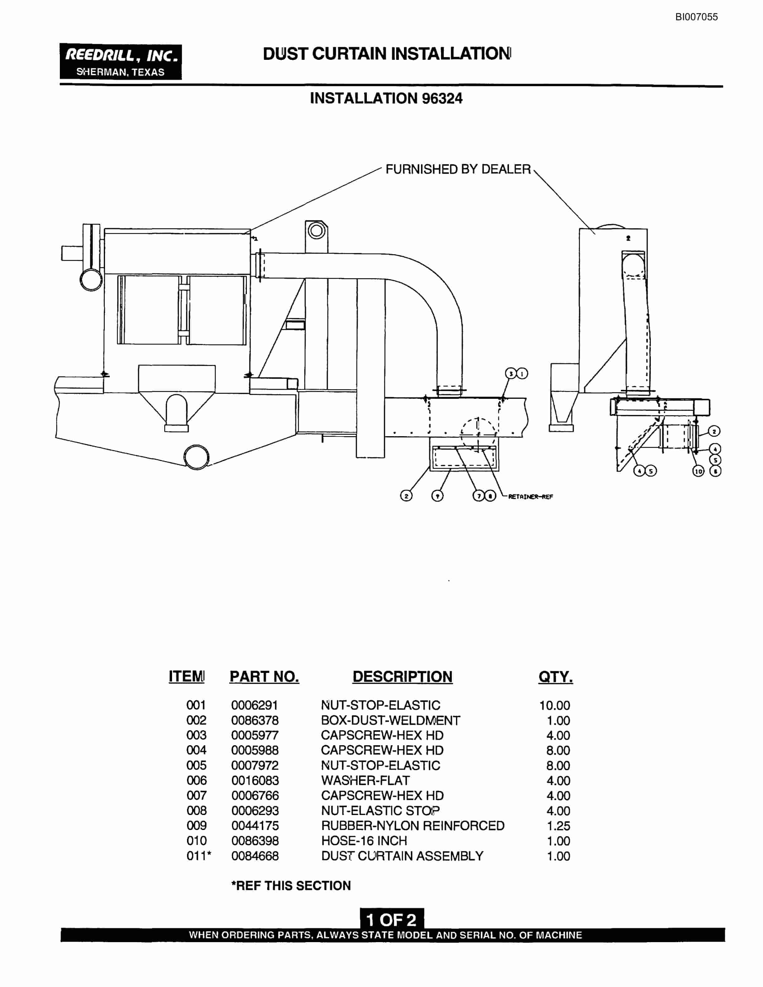 Bucyrus SK-45i Parts Catalog BI007055-2