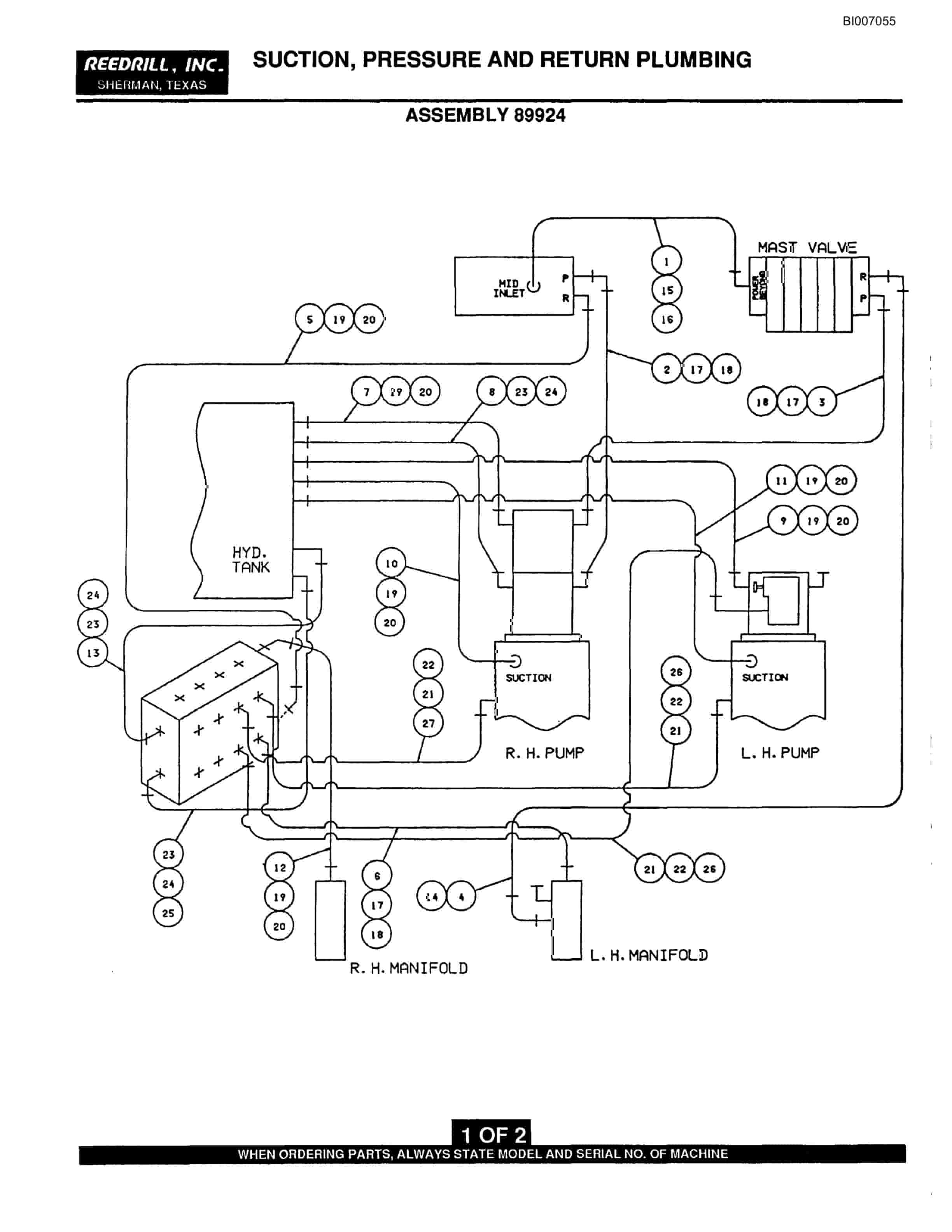 Bucyrus SK-45i Parts Catalog BI007055-3