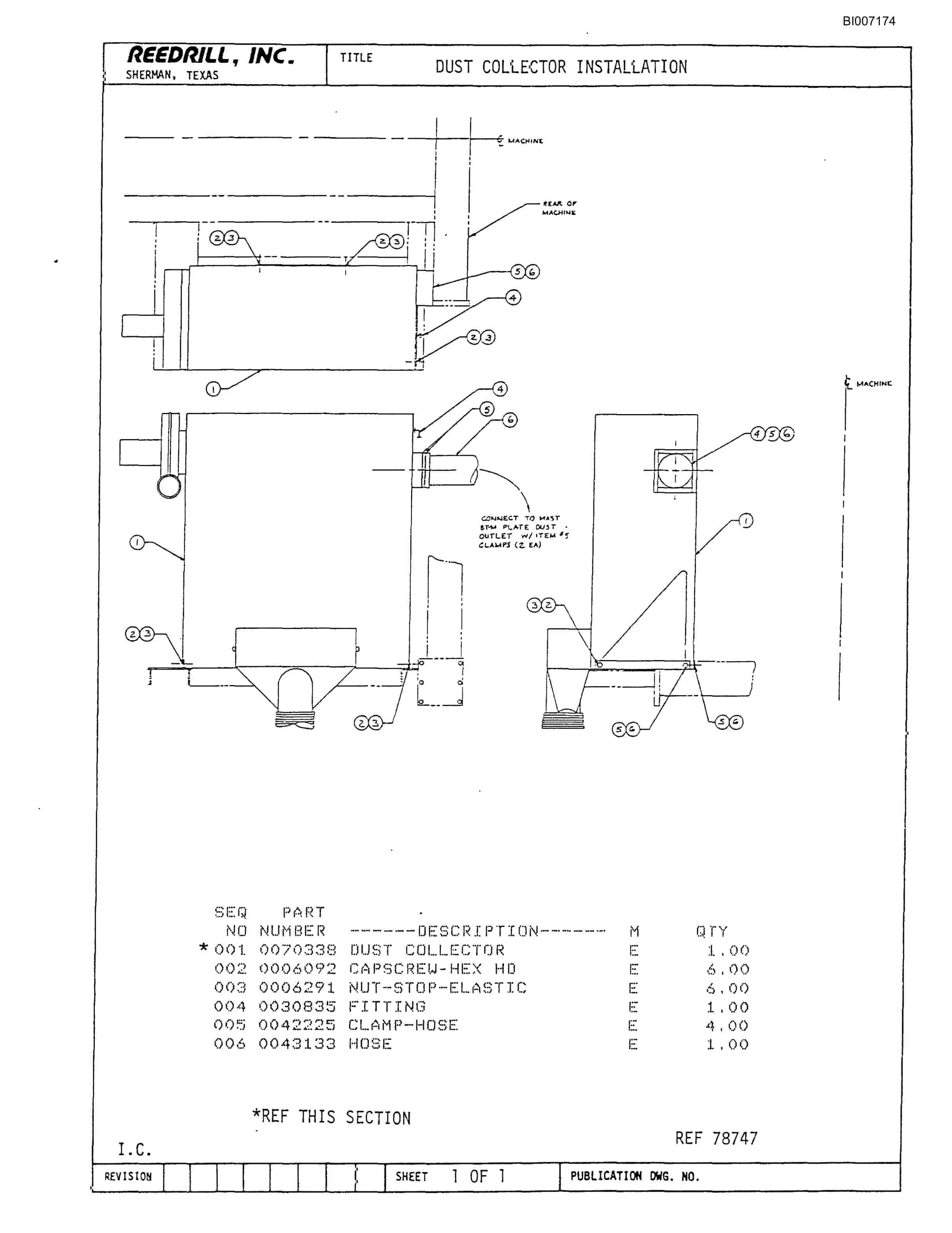Bucyrus SK-5AD Parts Catalog BI007174-2