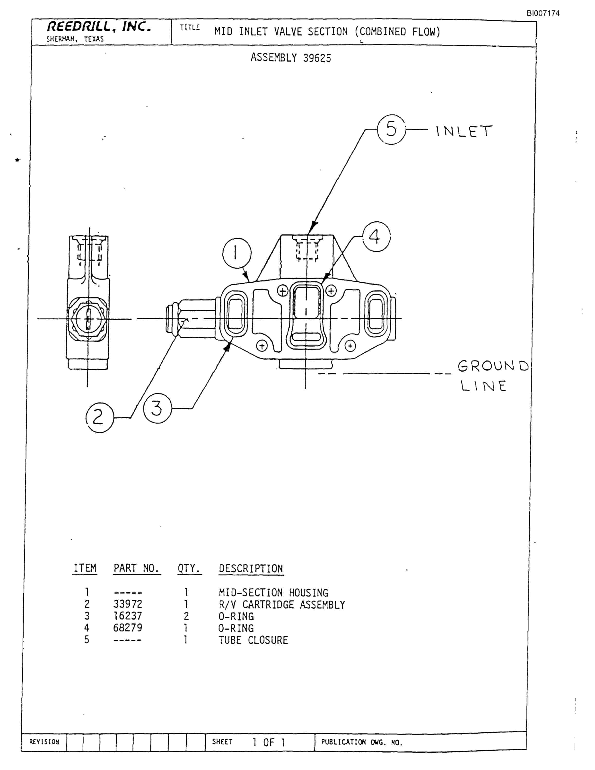 Bucyrus SK-5AD Parts Catalog BI007174-5