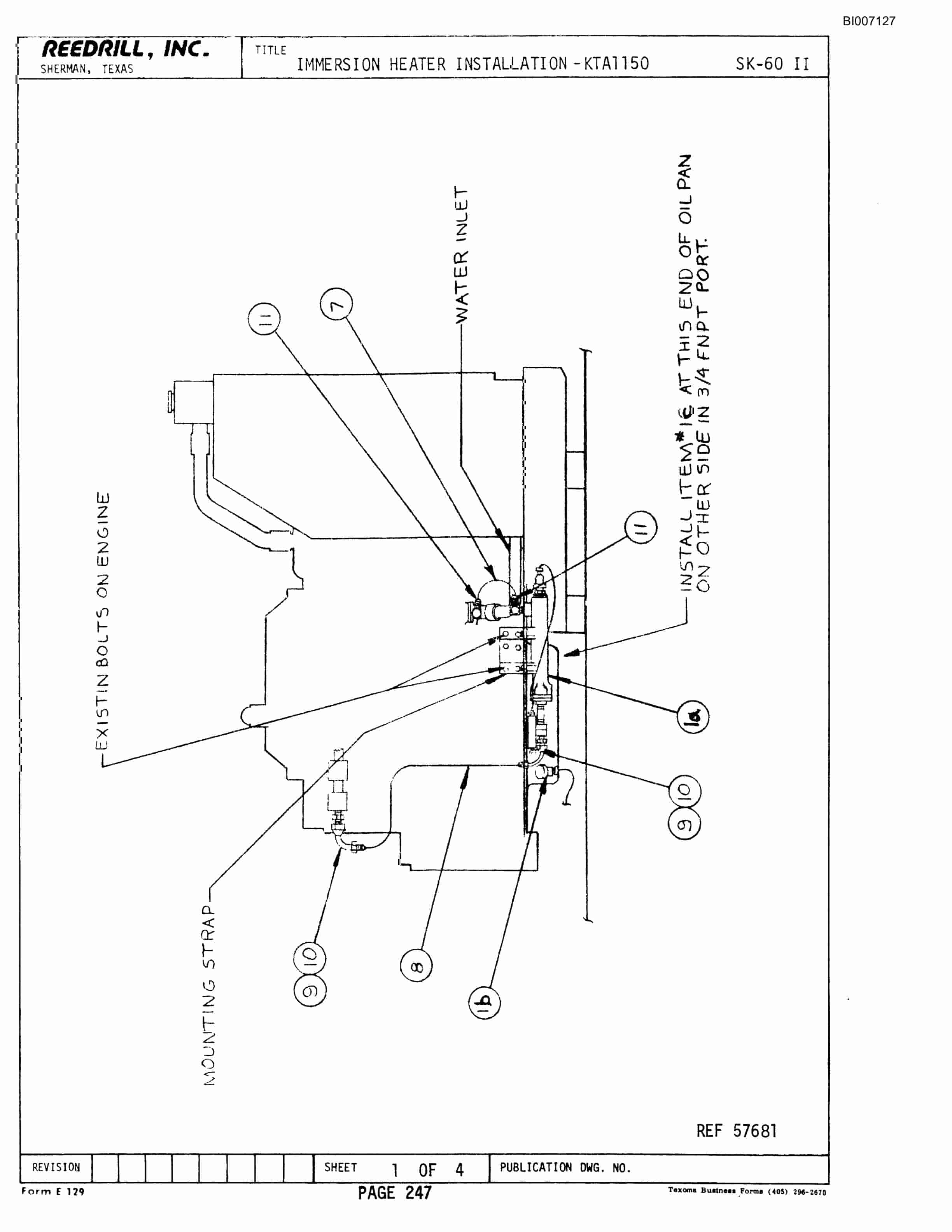 Bucyrus SK-60II Parts Catalog BI007127-4