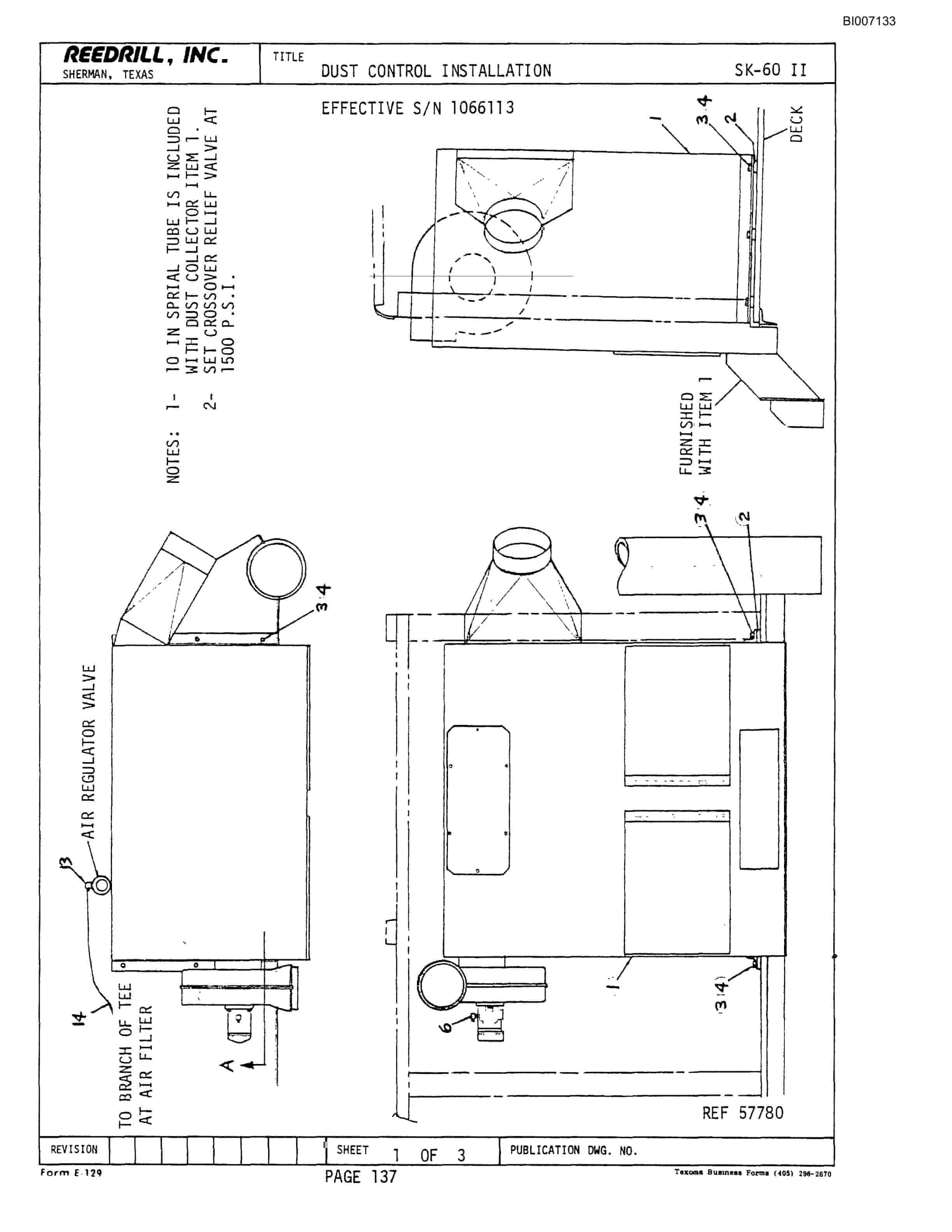 Bucyrus SK-60II Parts Catalog BI007133-2