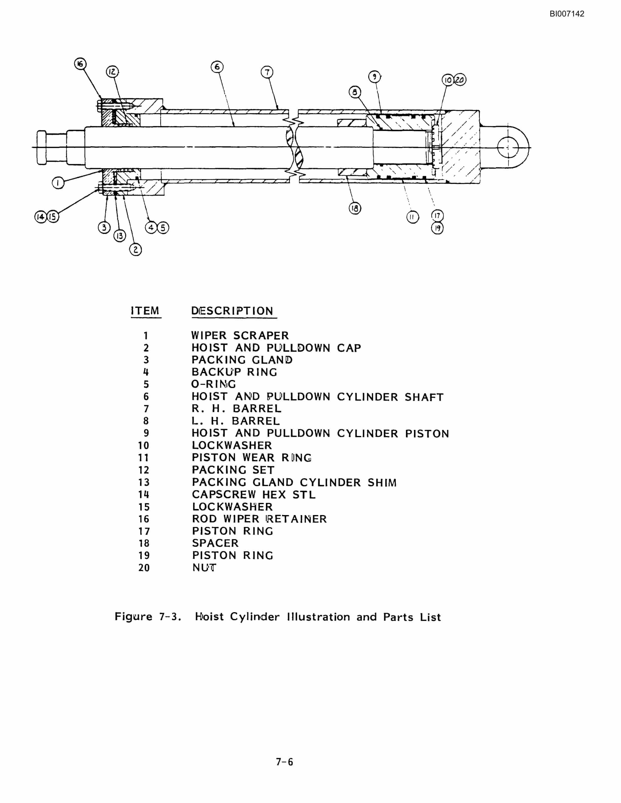Bucyrus SK-60II Parts Catalog BI007142-4