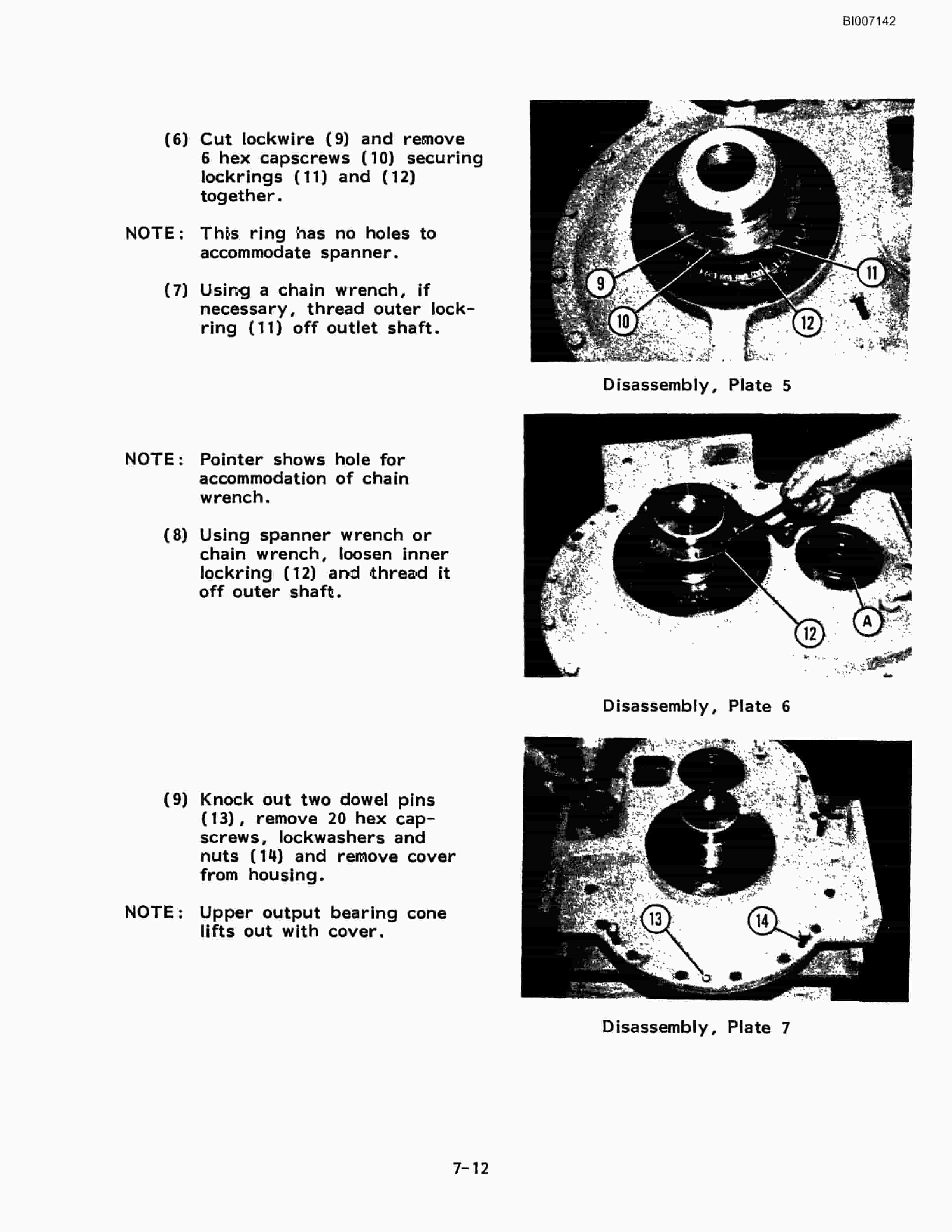 Bucyrus SK-60II Parts Catalog BI007142-5
