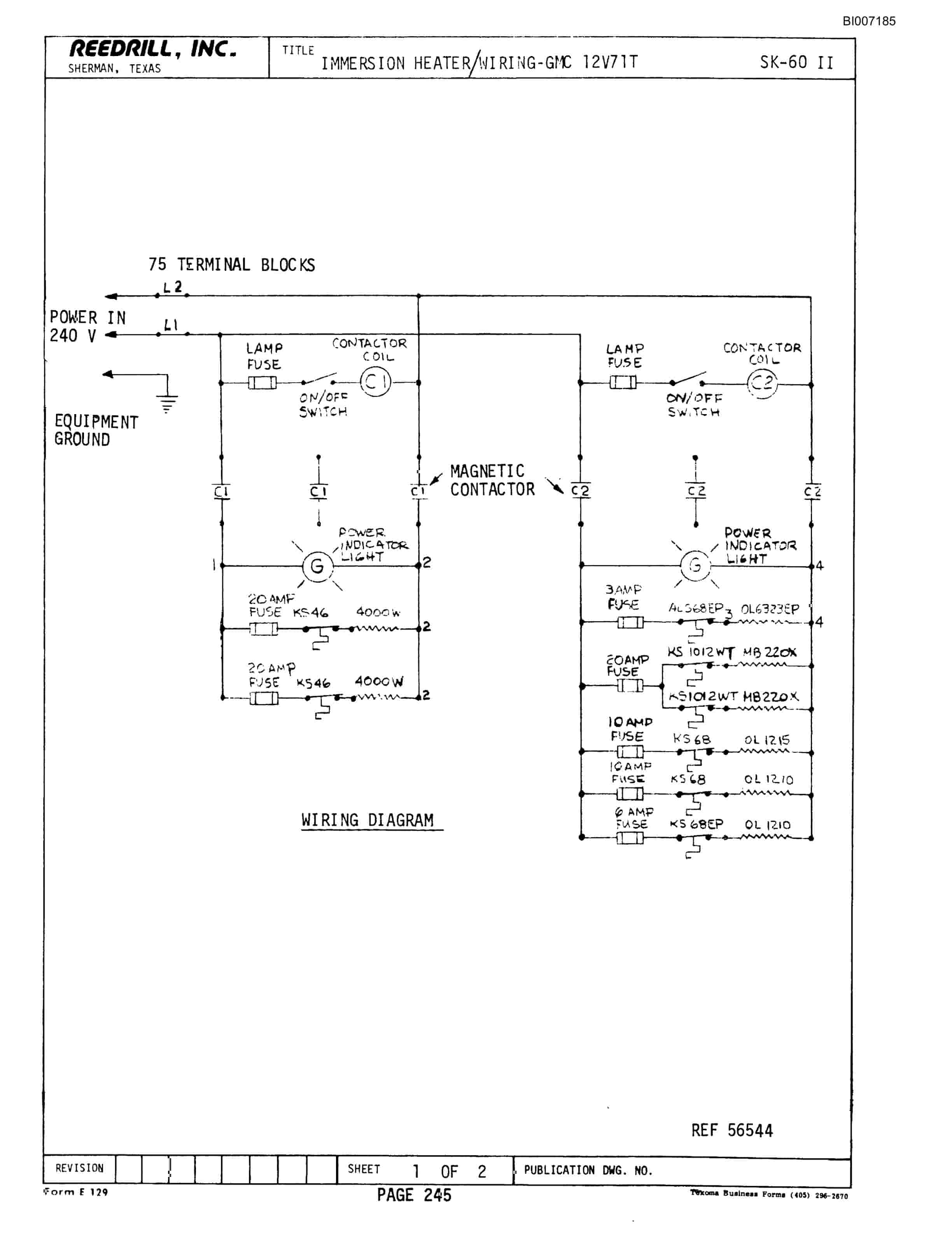 Bucyrus SK-60II Parts Catalog BI007185-4