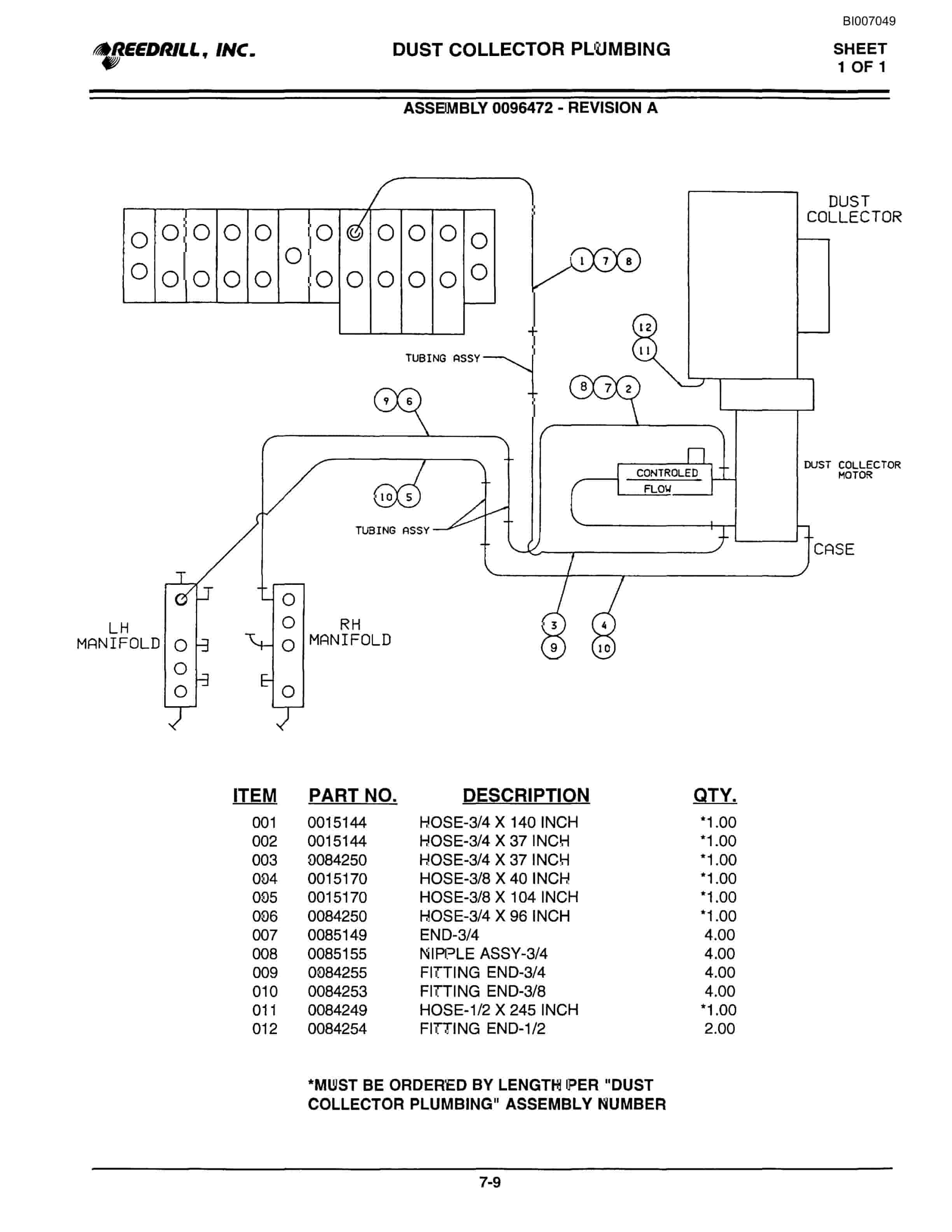 Bucyrus SK-75i Parts Catalog BI007049-3