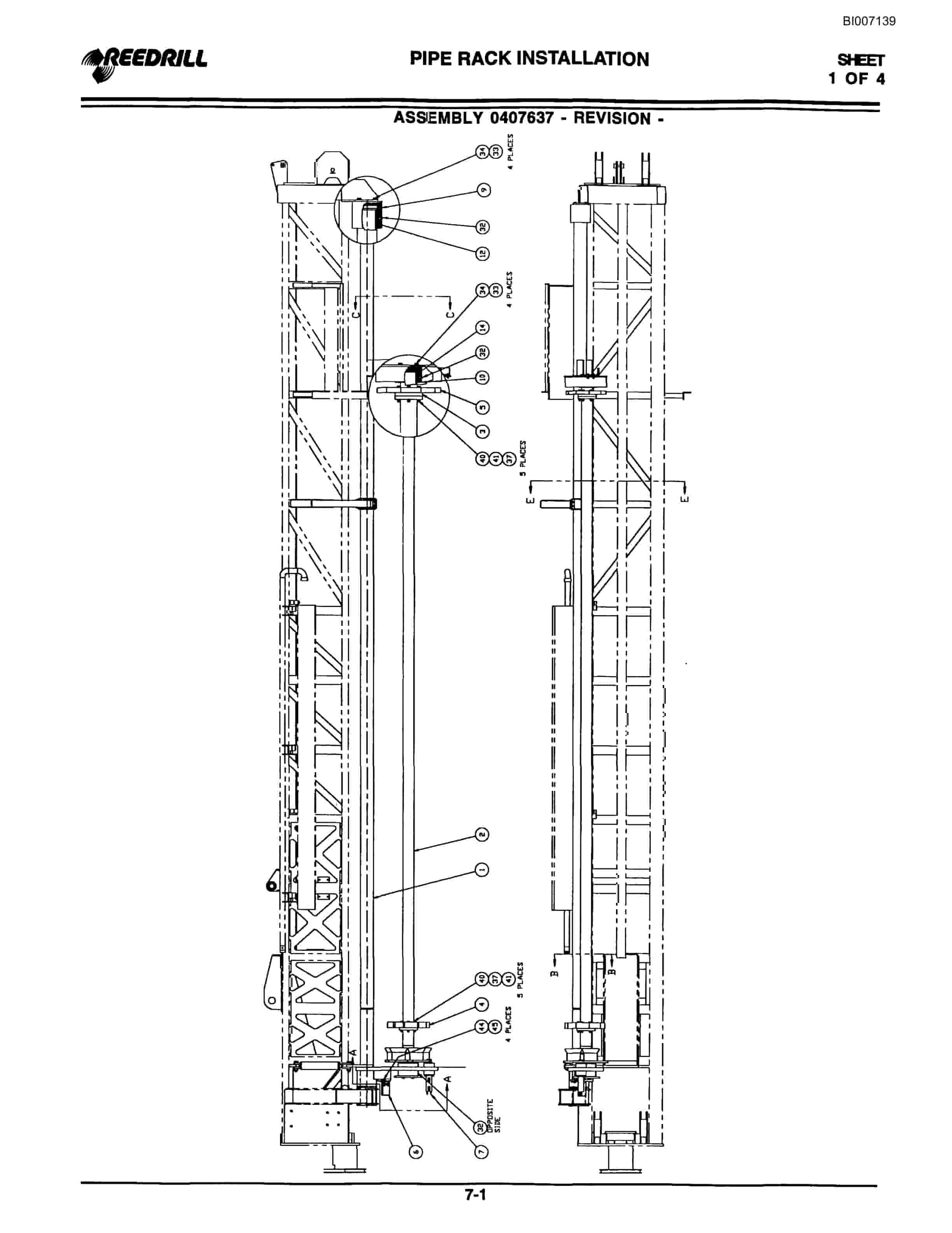 Bucyrus SK25i Infinity Blasthole Drill Parts Catalog BI007139-4