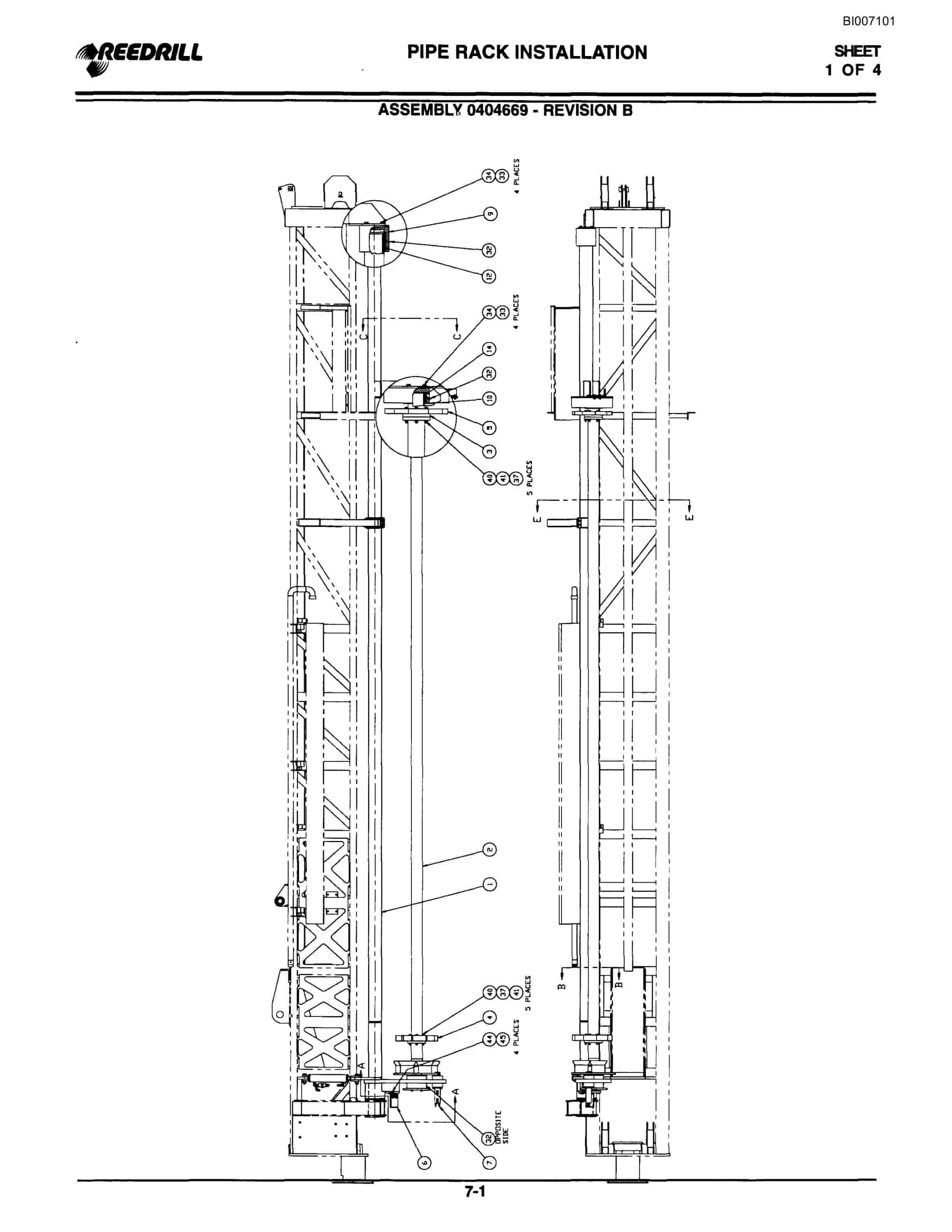 Bucyrus SK30i Infinity Blasthole Drill Parts Catalog BI007101-4