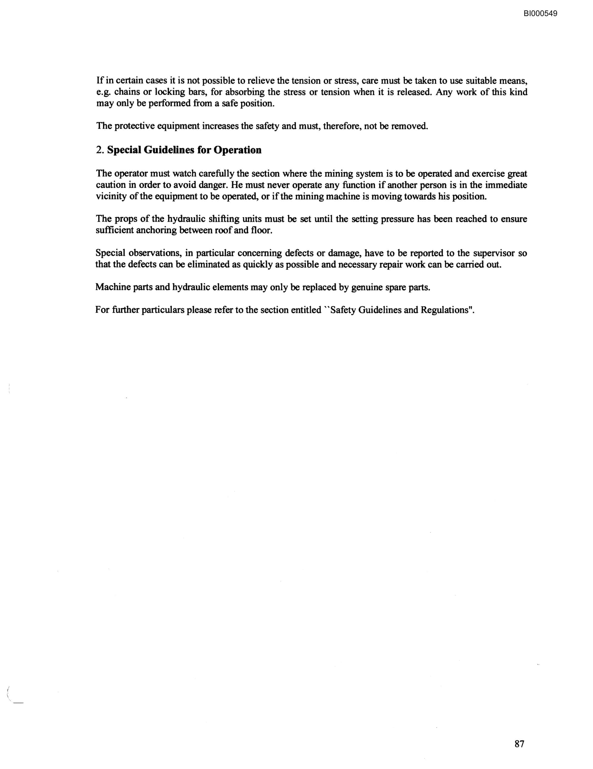 Bucyrus SK800 Crusher Technical Manual BI000549-2
