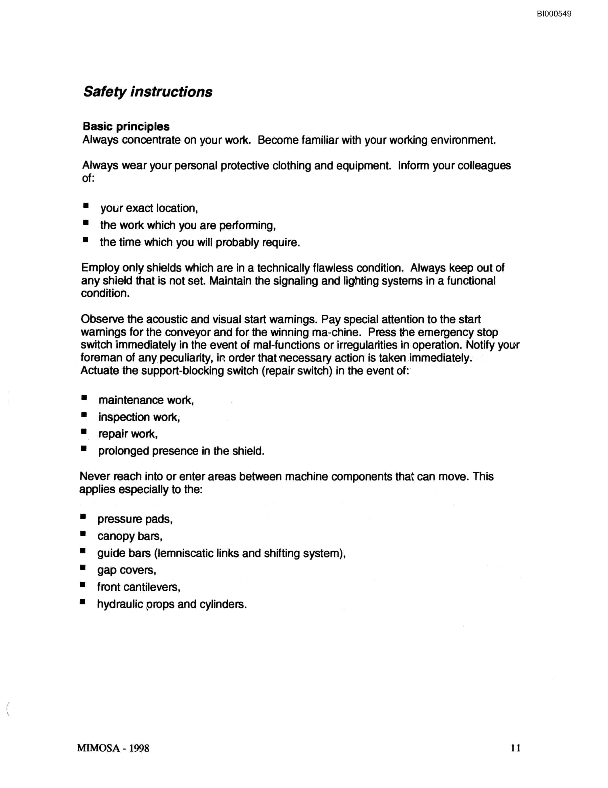 Bucyrus SK800 Crusher Technical Manual BI000549-5